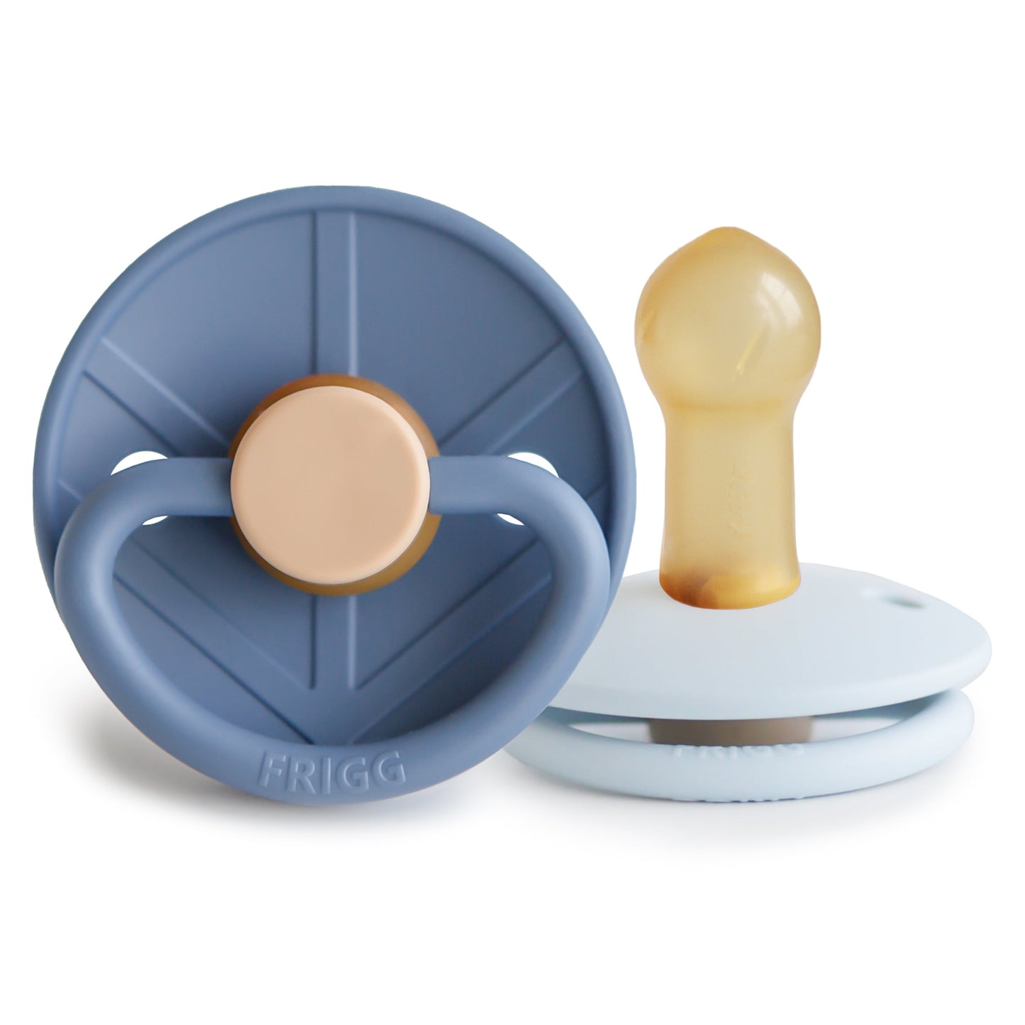 FRIGG Little Viking Natural Rubber Pacifier 2-Pack - Babies in Bloom