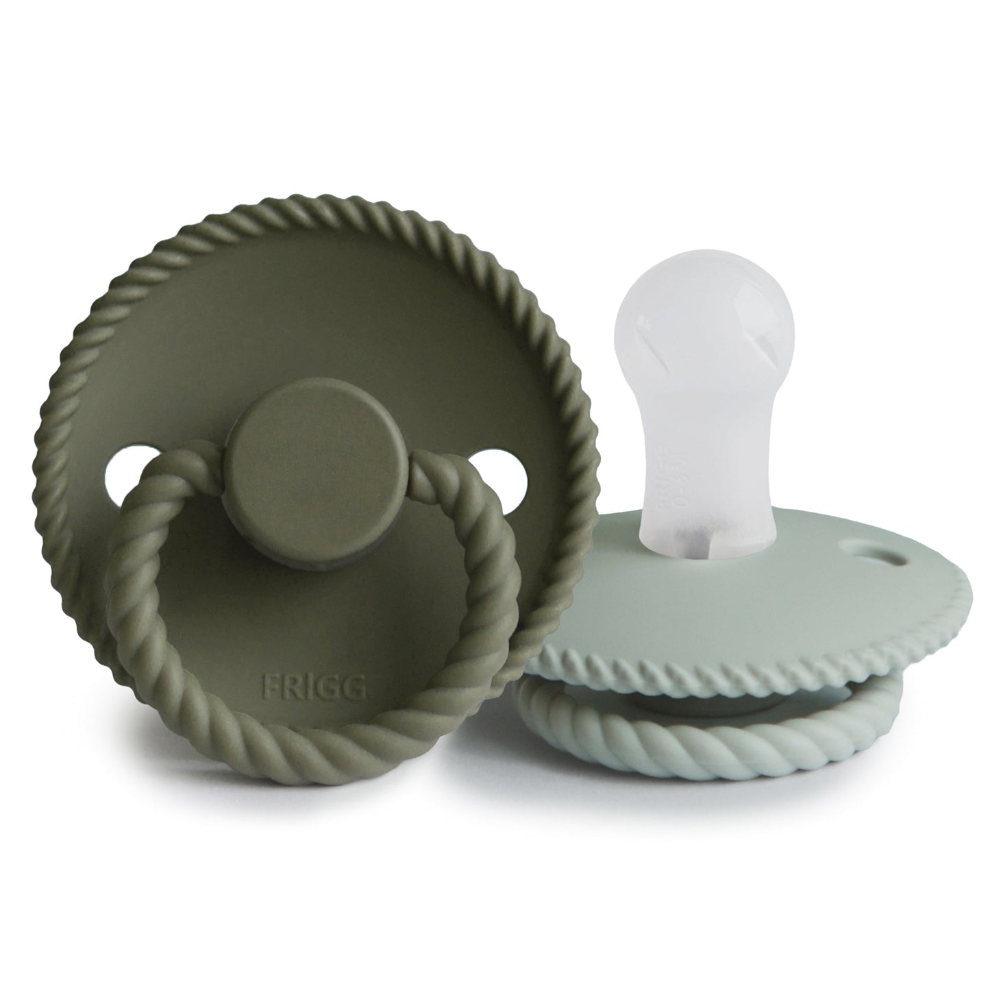 FRIGG Rope Silicone Pacifier 2-Pack - Babies in Bloom