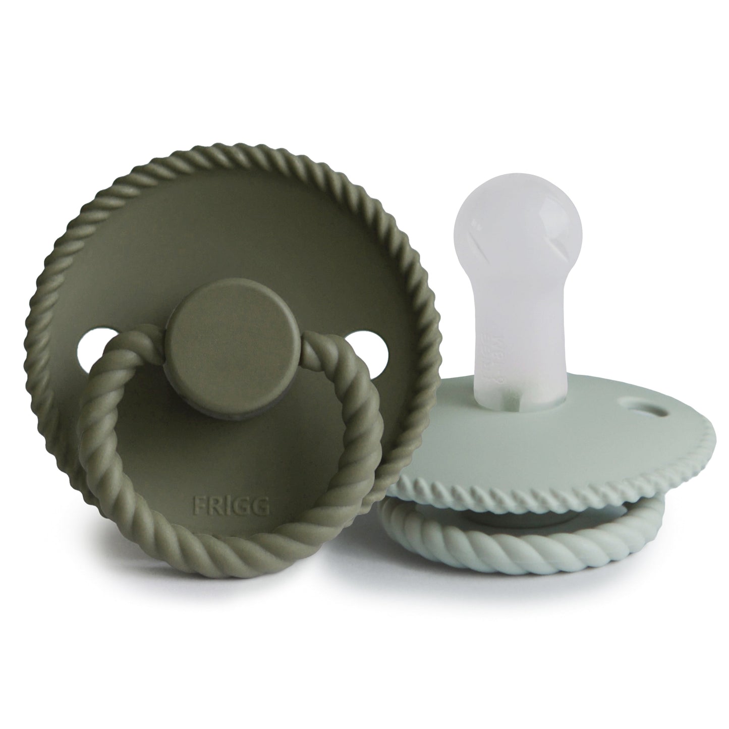 FRIGG Rope Silicone Pacifier 2-Pack - Babies in Bloom
