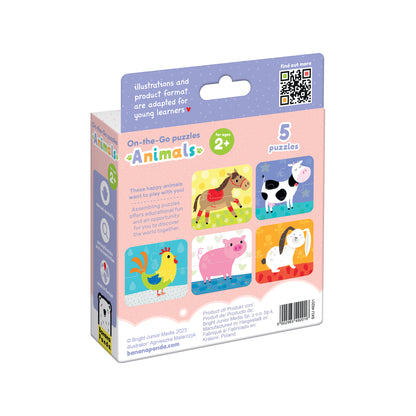 Banana Panda "Animals" On-the-Go Puzzles