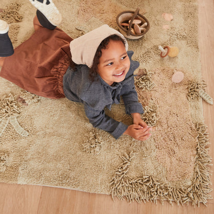 Washable Play Rug Mushroom Forest