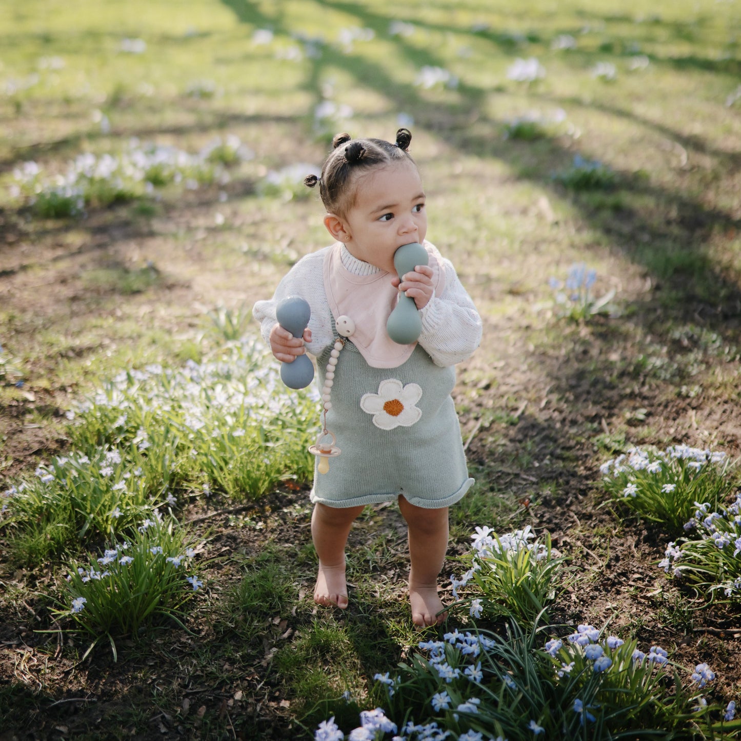 Silicone Baby Rattle Toy - Babies in Bloom