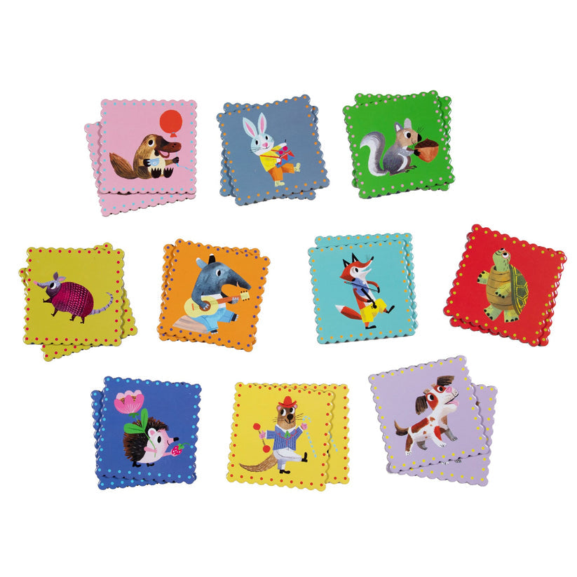 eeBoo Pre-School Nice Animals Memory Game