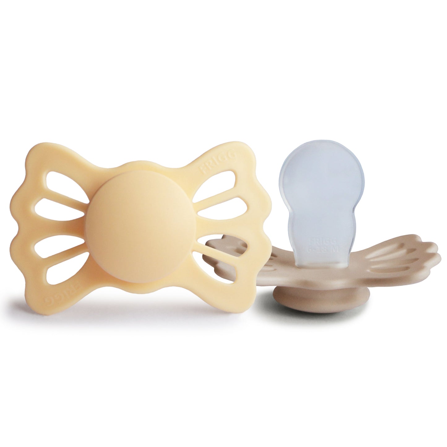 FRIGG Lucky Symmetrical Silicone Pacifier 2-Pack (6-18 Months) - Babies in Bloom