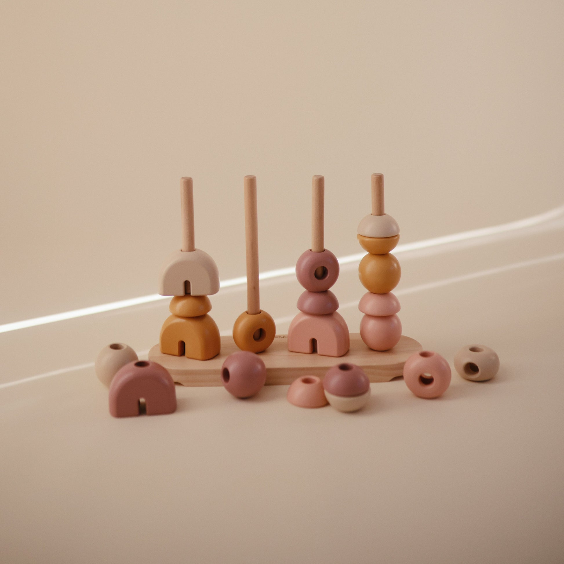 Wooden Multi Shape Stacker - Babies in Bloom