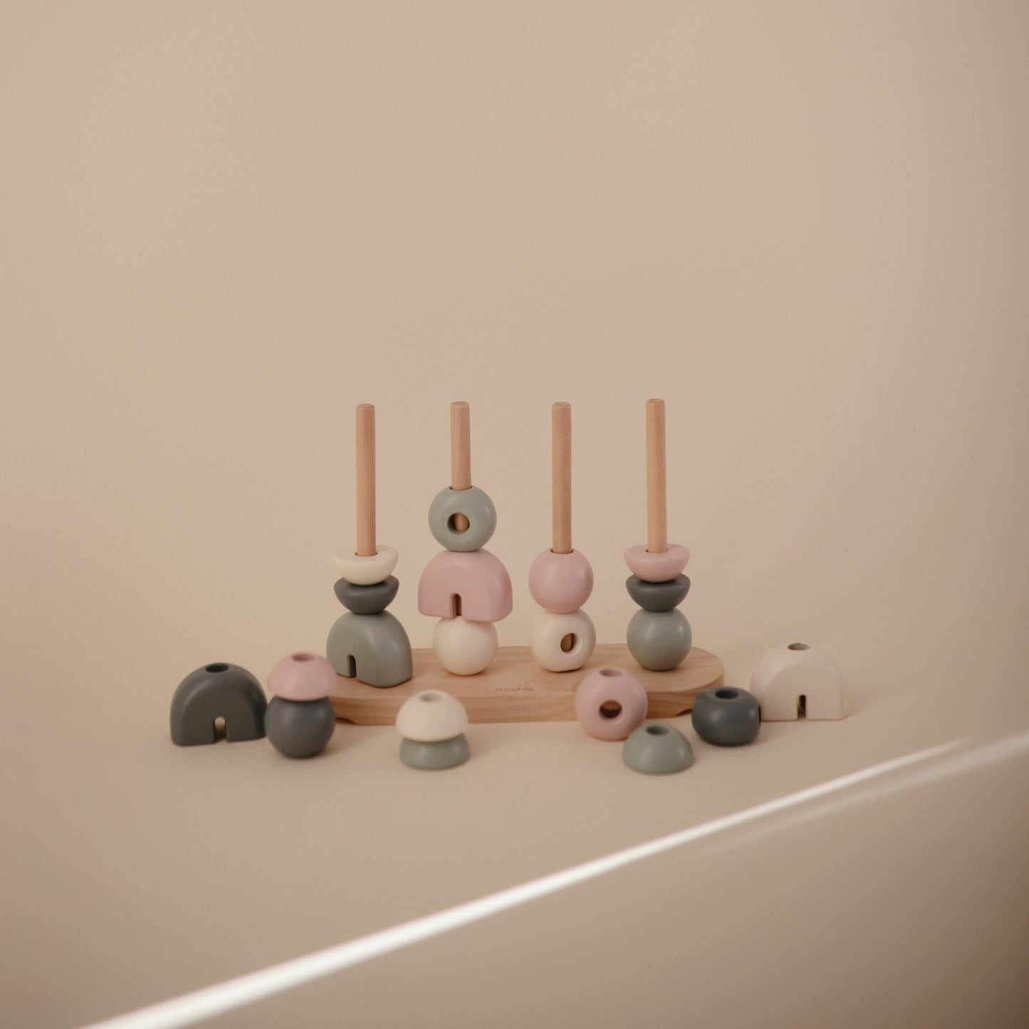 Wooden Multi Shape Stacker - Babies in Bloom