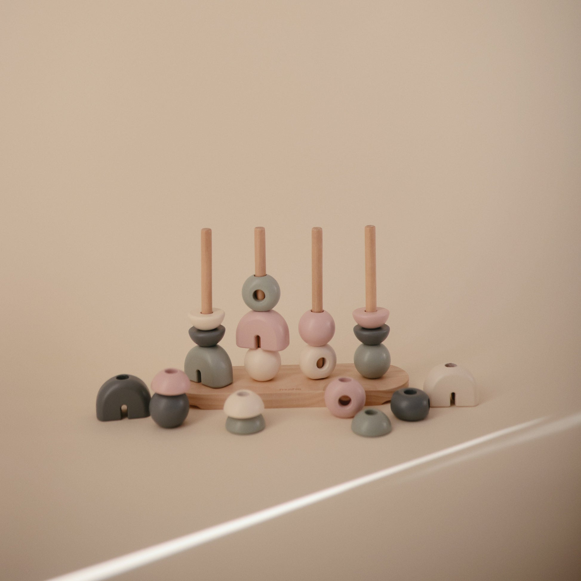 Wooden Multi Shape Stacker - Babies in Bloom