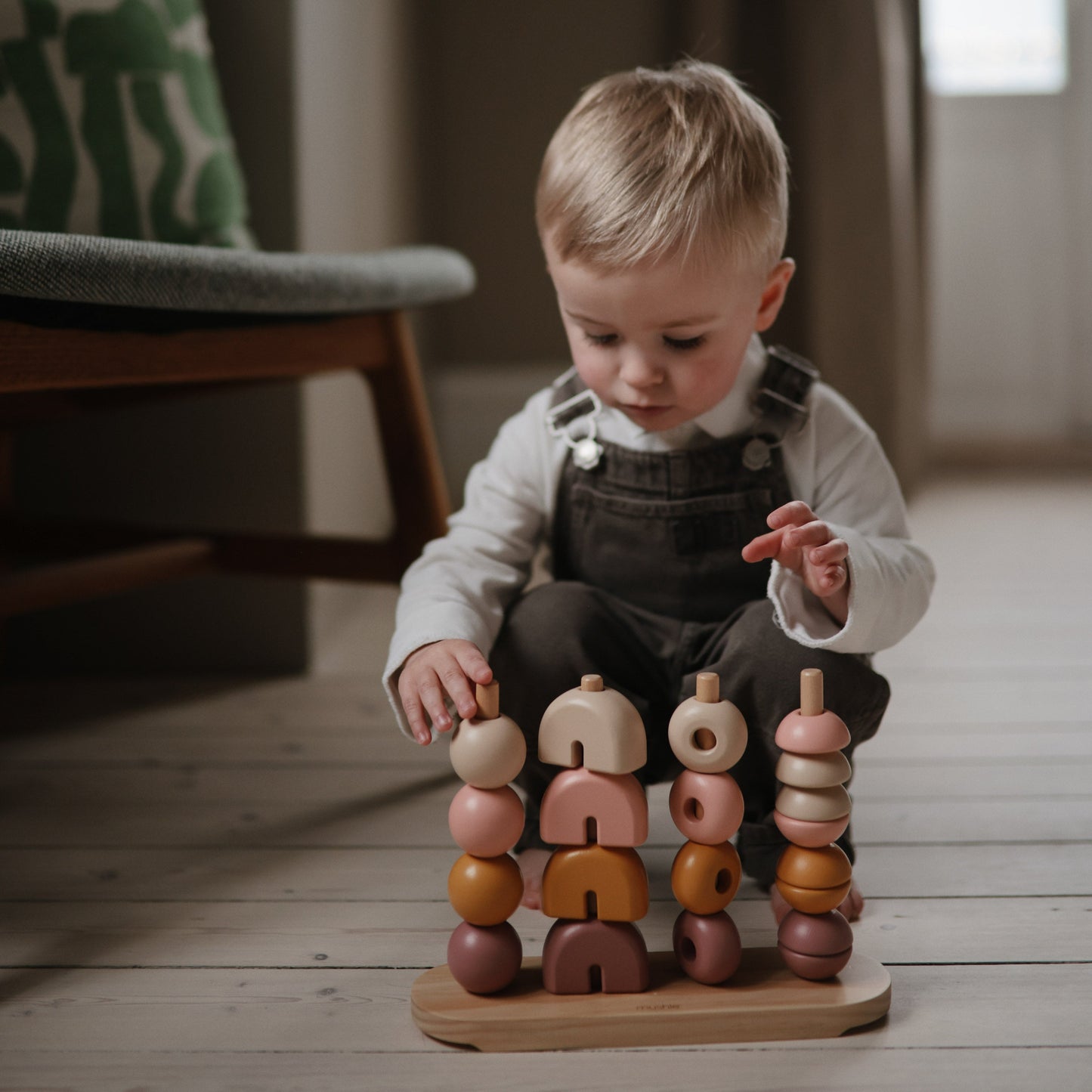Wooden Multi Shape Stacker - Babies in Bloom