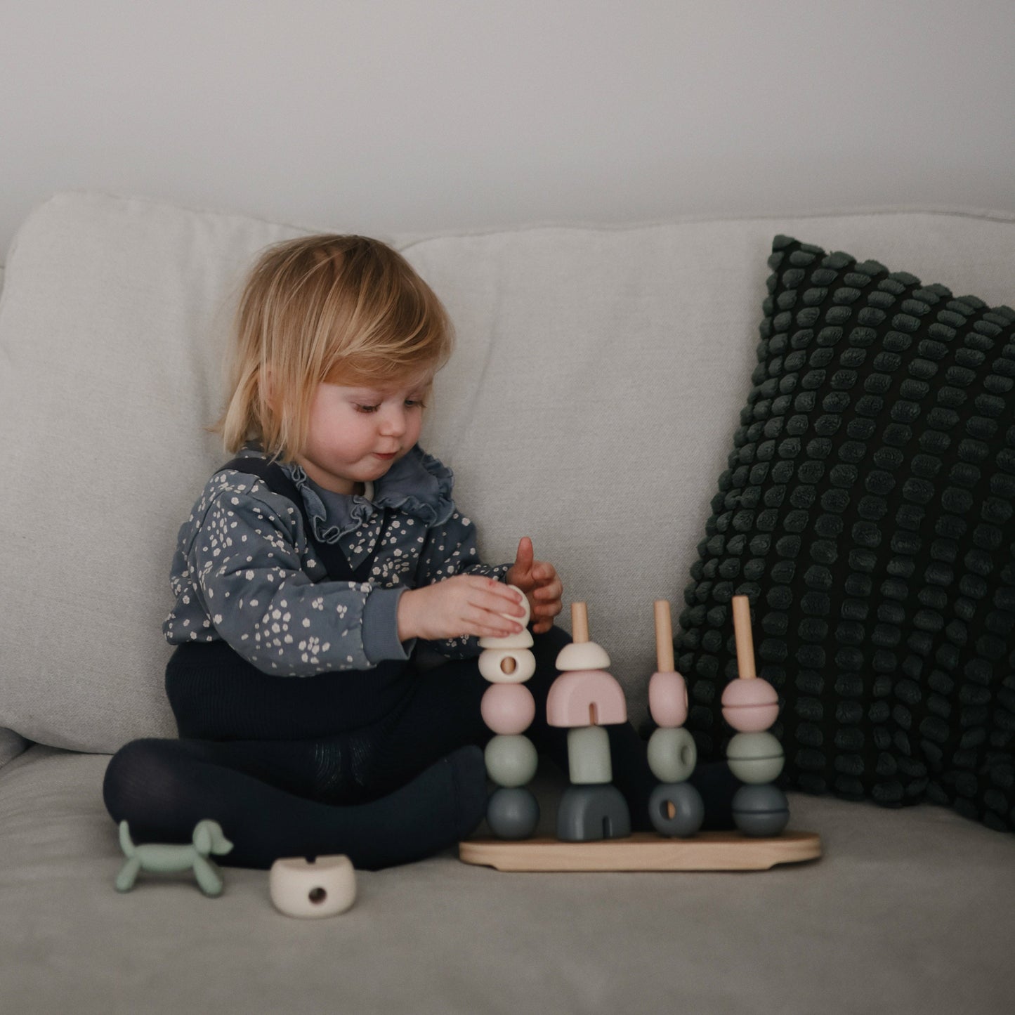Wooden Multi Shape Stacker - Babies in Bloom