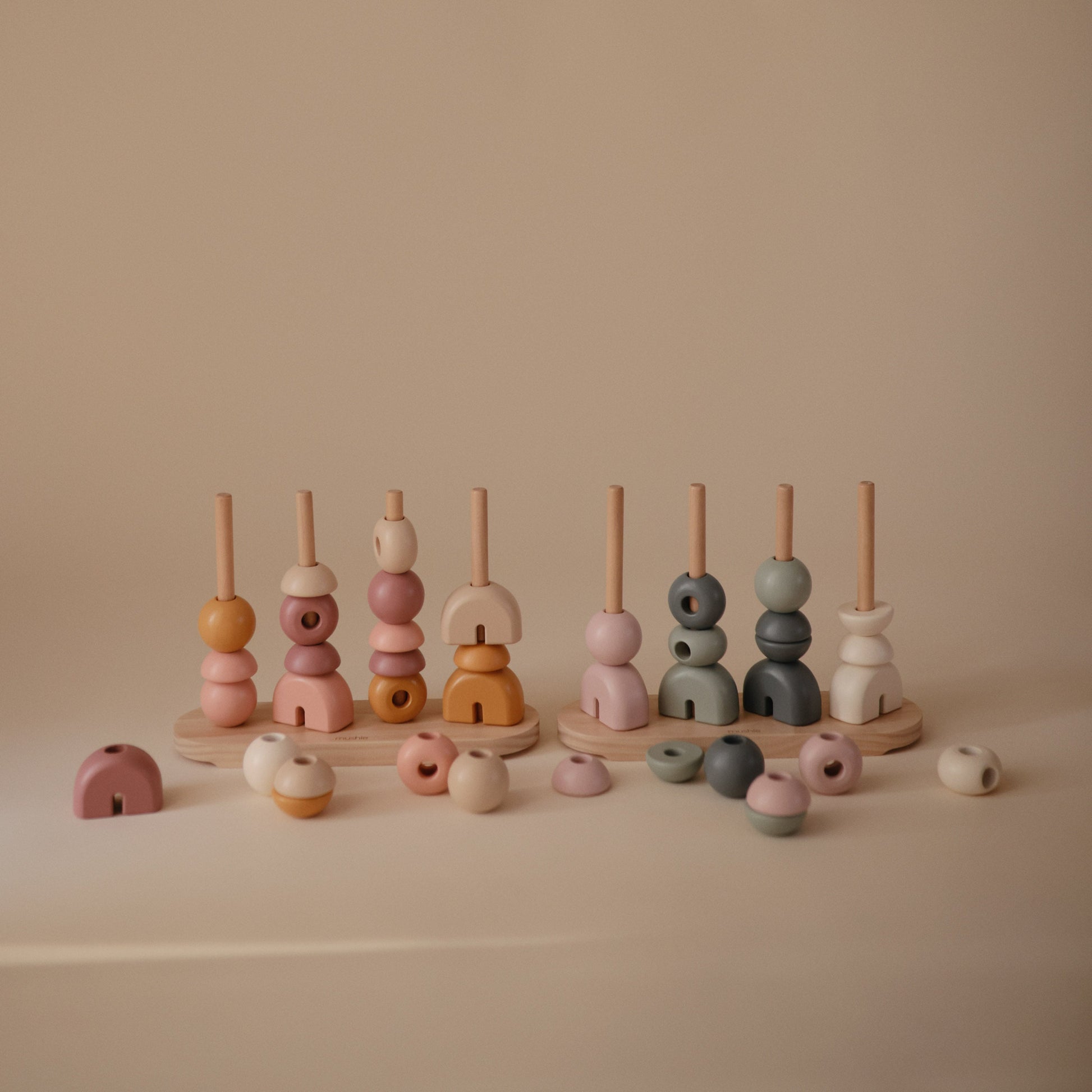Wooden Multi Shape Stacker - Babies in Bloom