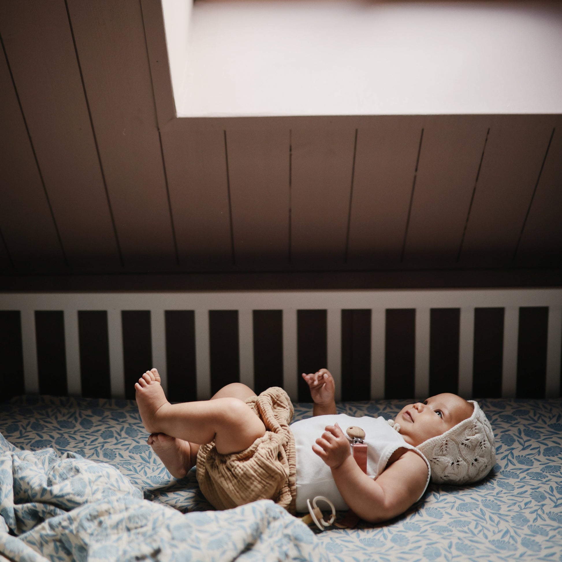 Organic Cotton Muslin Swaddle Blanket - Babies in Bloom