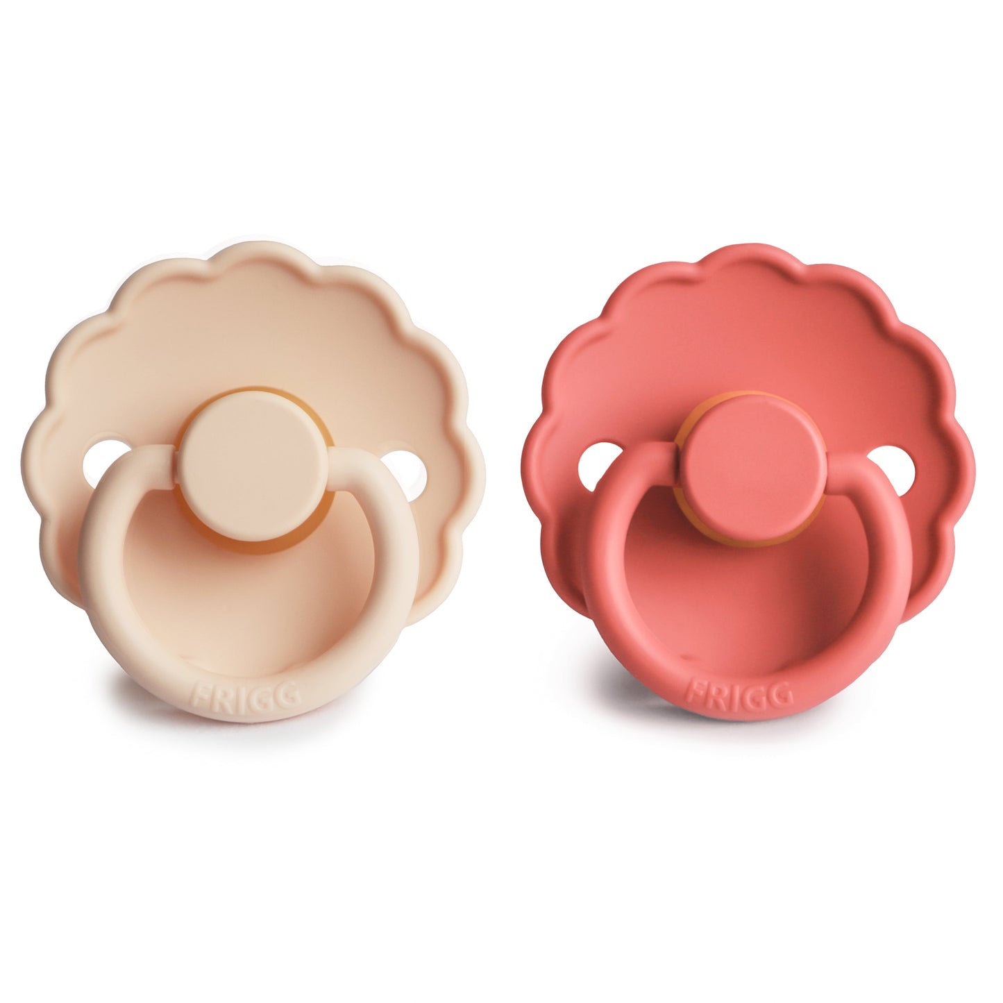 FRIGG Daisy Natural Rubber Pacifier 2-Pack - Babies in Bloom