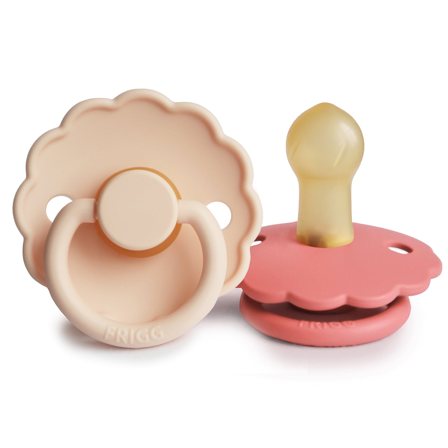 FRIGG Daisy Natural Rubber Pacifier 2-Pack - Babies in Bloom