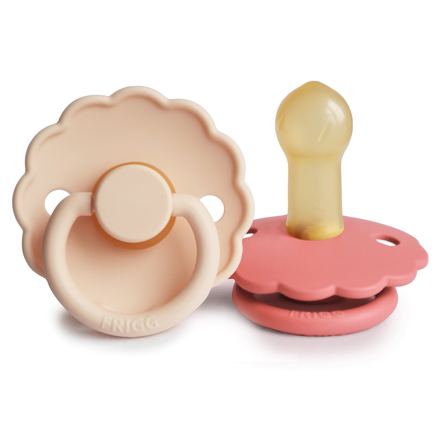 FRIGG Daisy Natural Rubber Pacifier 2-Pack - Babies in Bloom