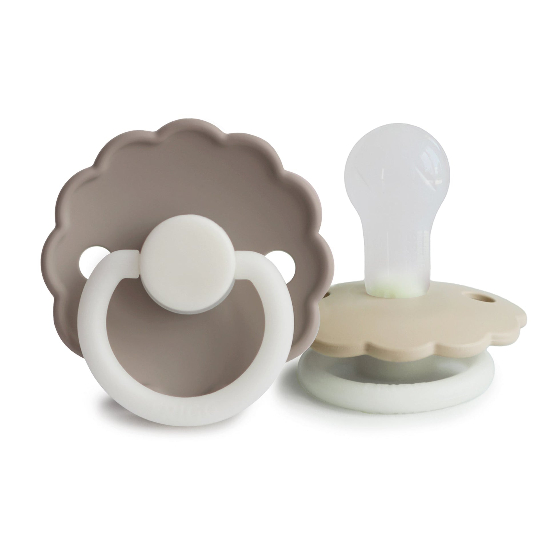 FRIGG Daisy Night Silicone Pacifier 2-Pack - Babies in Bloom