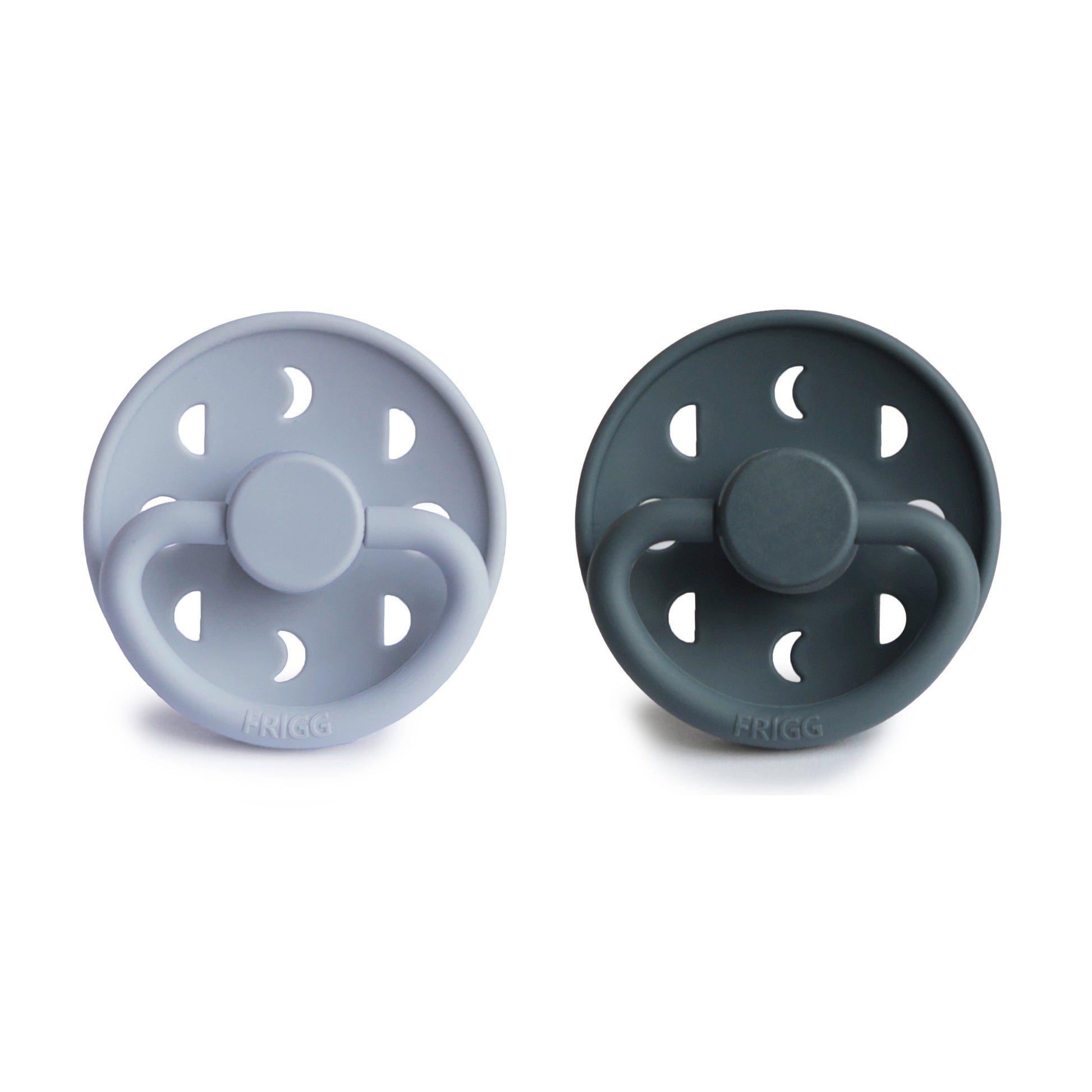 FRIGG Moon Silicone Pacifier 2-Pack - Babies in Bloom