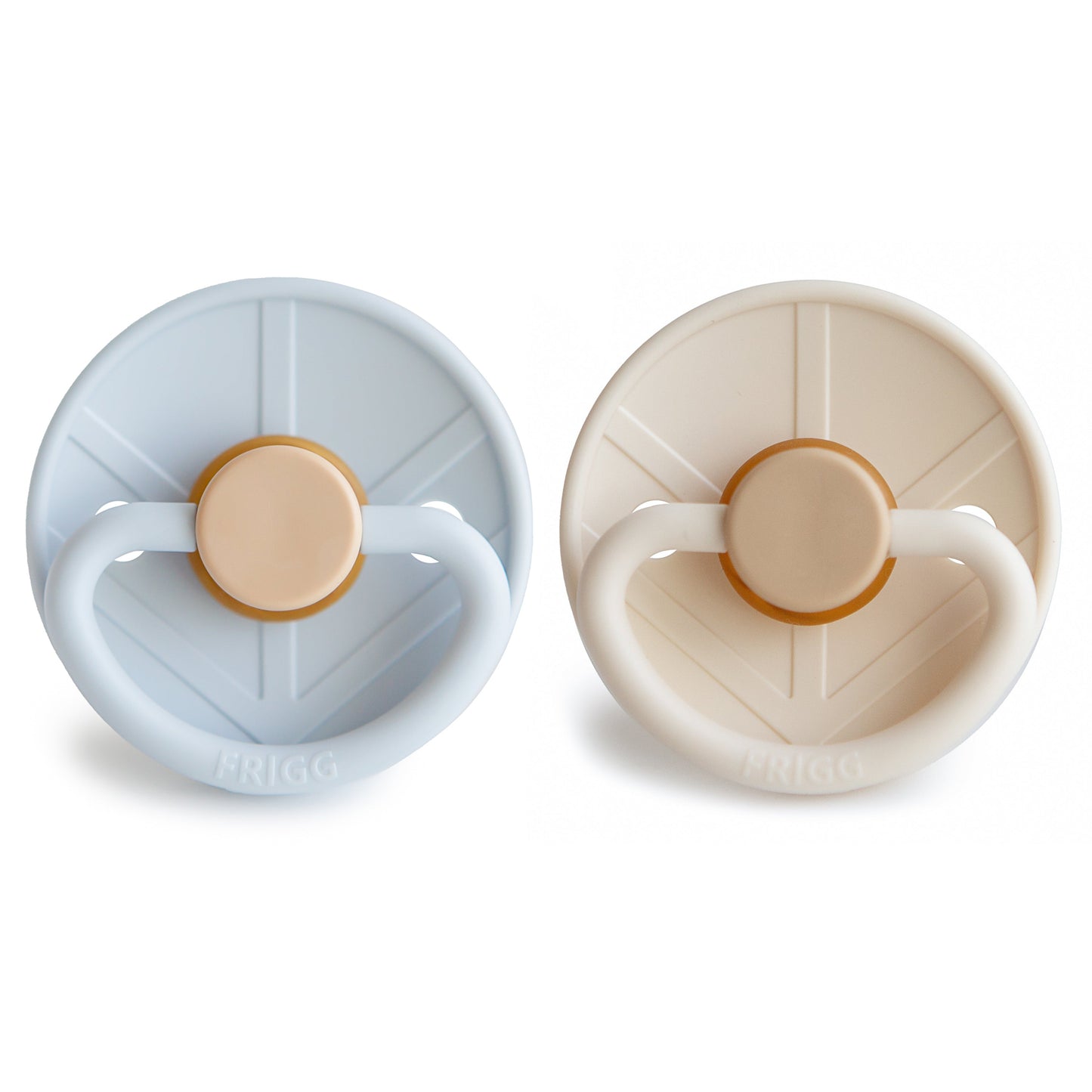 FRIGG Little Viking Natural Rubber Pacifier 2-Pack - Babies in Bloom