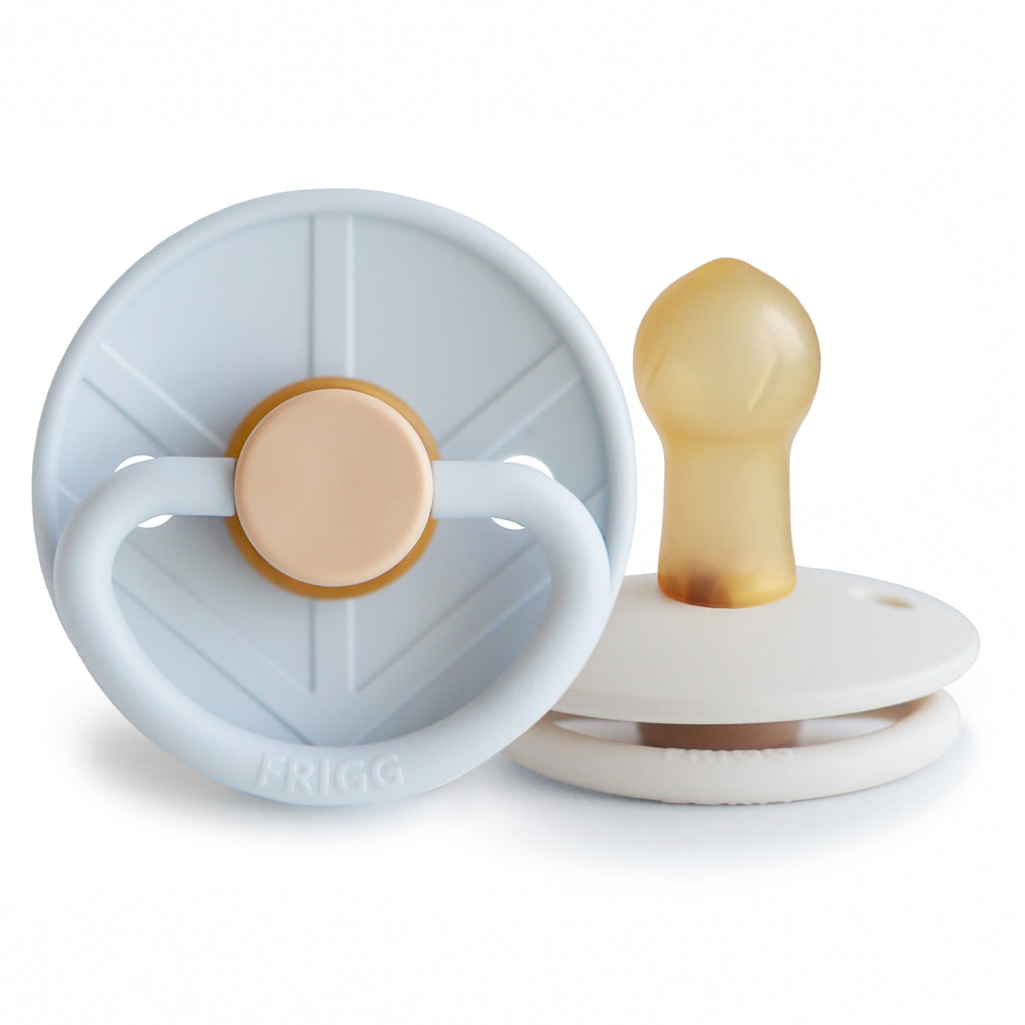 FRIGG Little Viking Natural Rubber Pacifier 2-Pack - Babies in Bloom