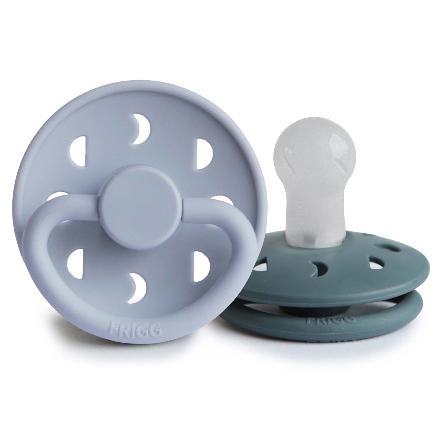 FRIGG Moon Silicone Pacifier 2-Pack - Babies in Bloom