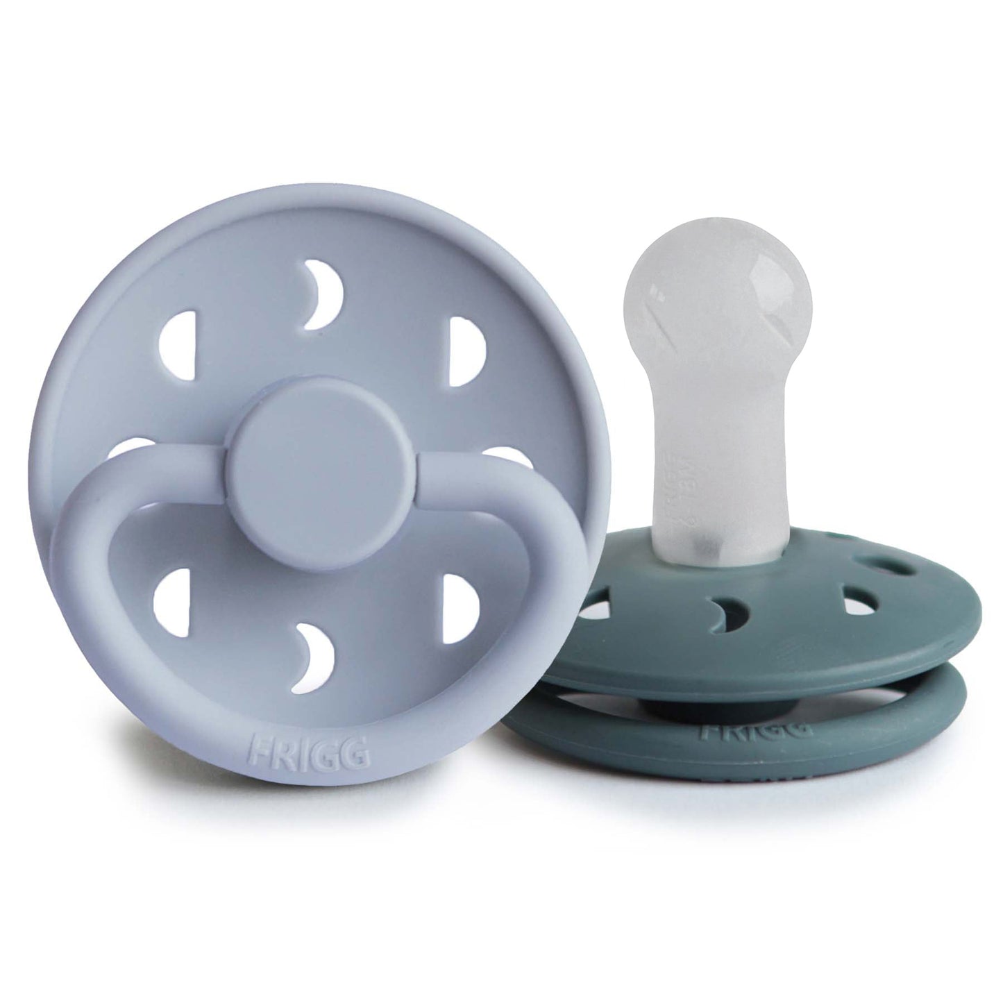 FRIGG Moon Silicone Pacifier 2-Pack - Babies in Bloom