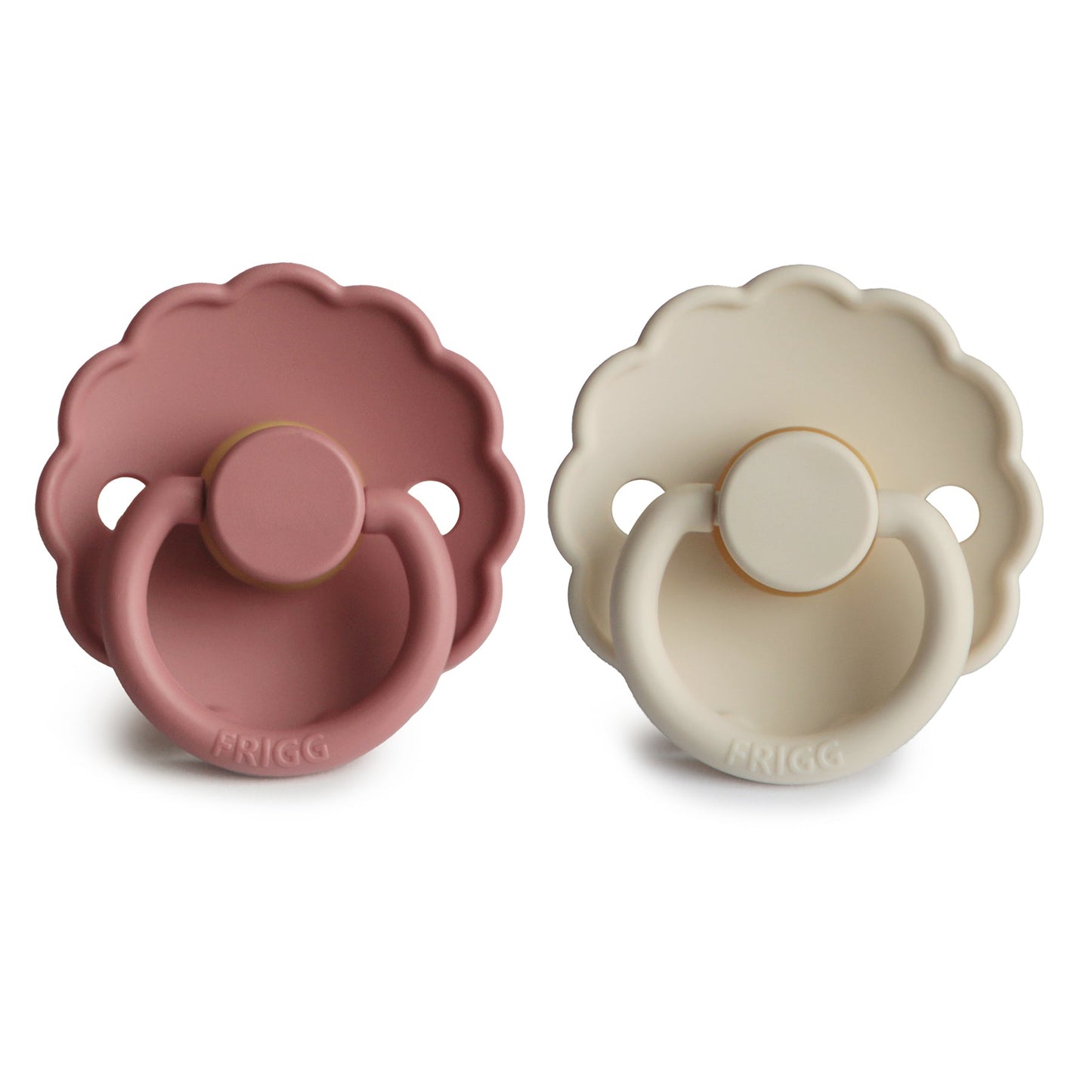 FRIGG Daisy Natural Rubber Pacifier 2-Pack - Babies in Bloom