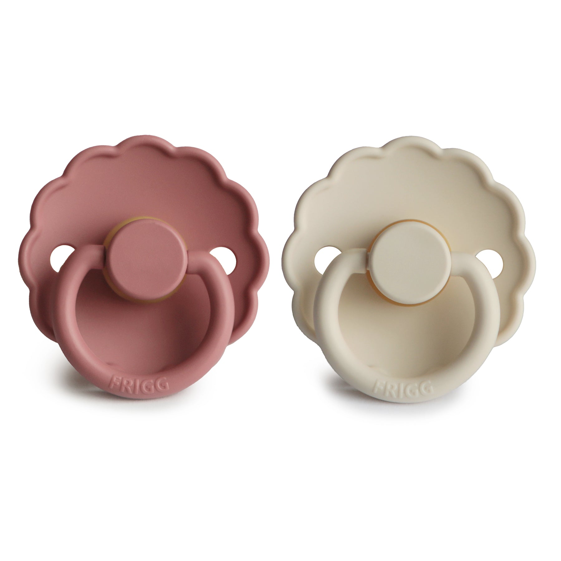 FRIGG Daisy Natural Rubber Pacifier 2-Pack - Babies in Bloom