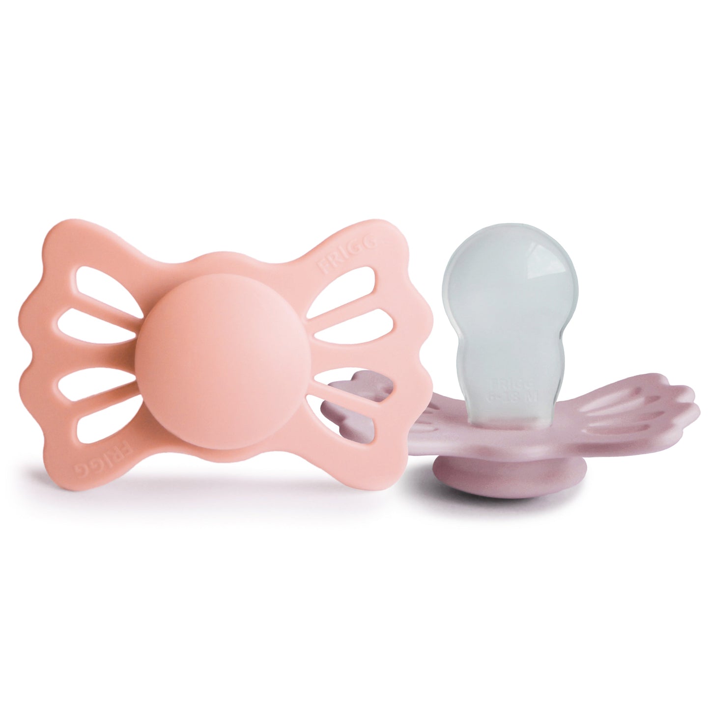 FRIGG Lucky Symmetrical Silicone Pacifier 2-Pack (6-18 Months) - Babies in Bloom