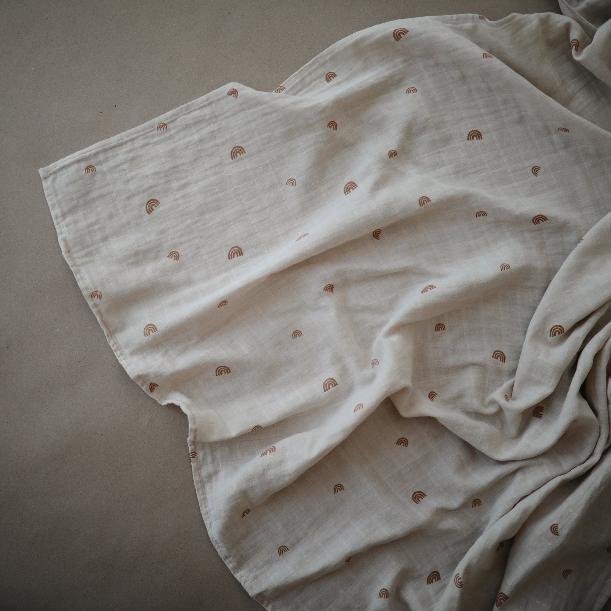 Organic Cotton Muslin Swaddle Blanket - Babies in Bloom