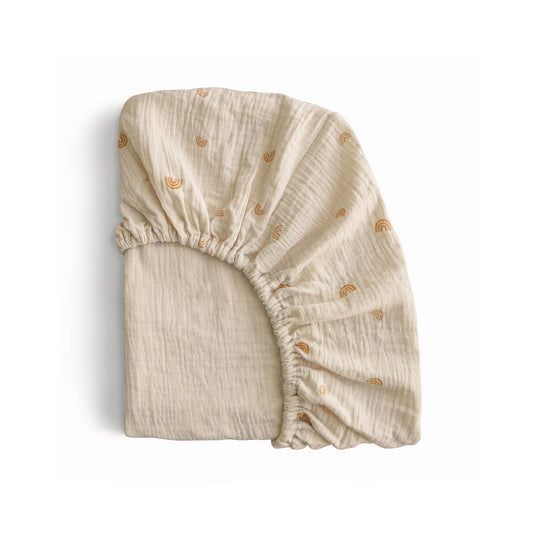 Mini Muslin Crib Sheet - Babies in Bloom