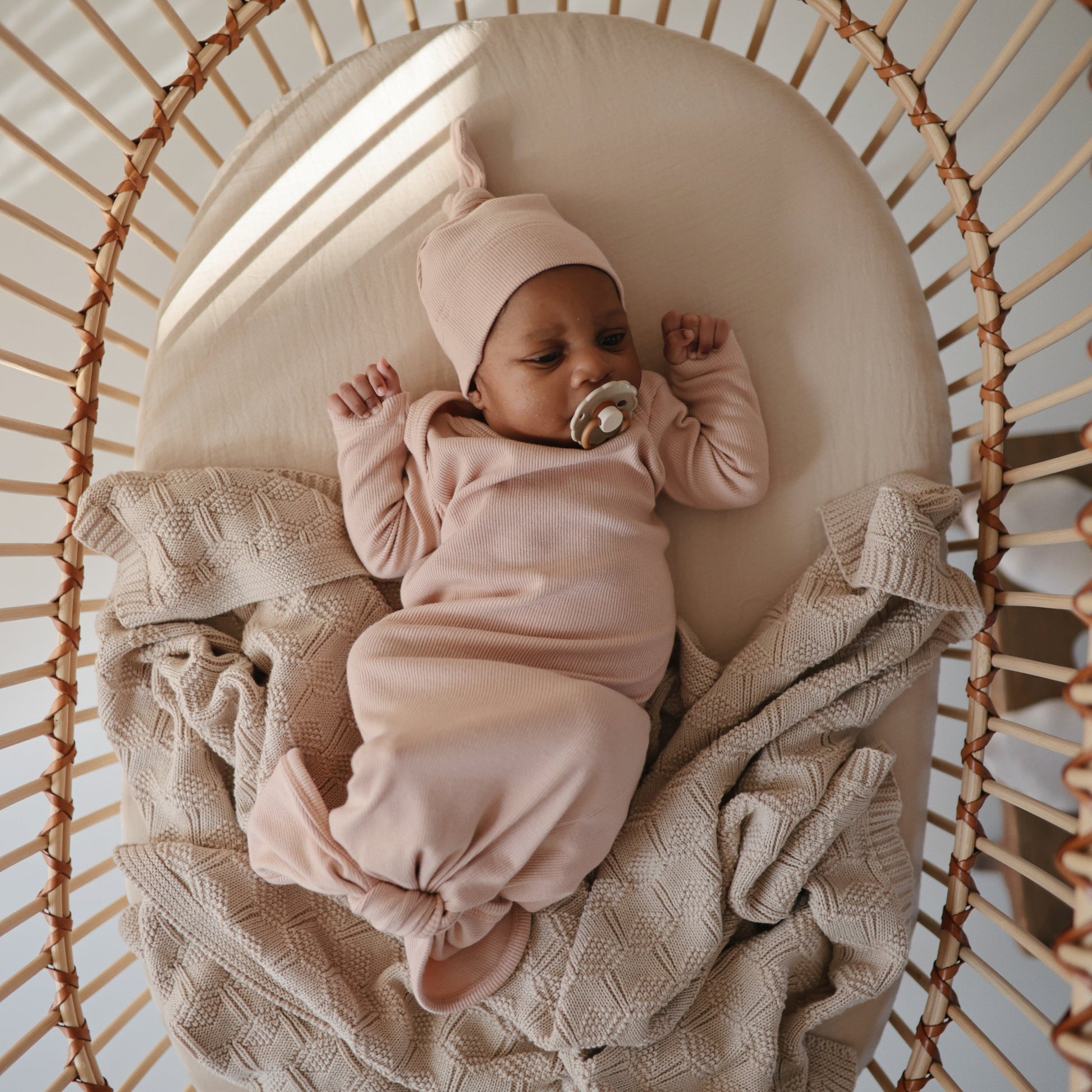 Mini Muslin Crib Sheet - Babies in Bloom