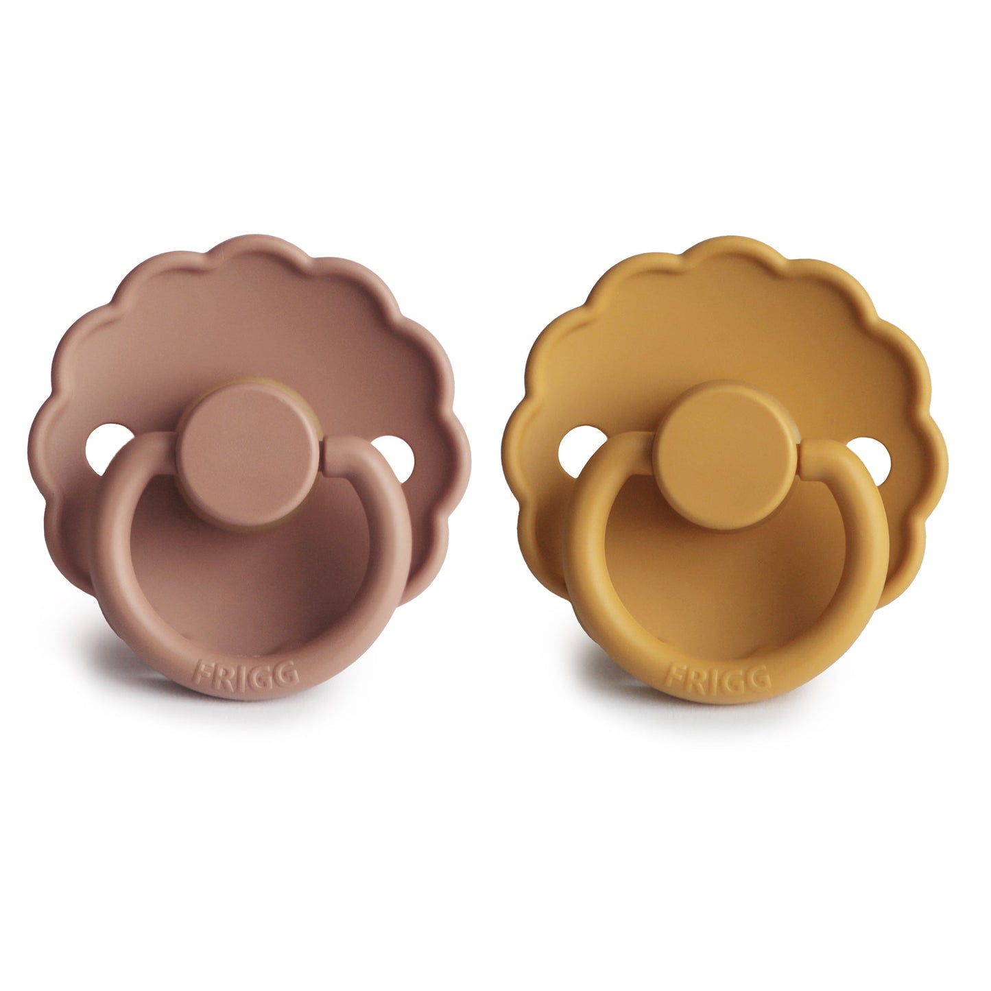 FRIGG Daisy Natural Rubber Pacifier 2-Pack - Babies in Bloom