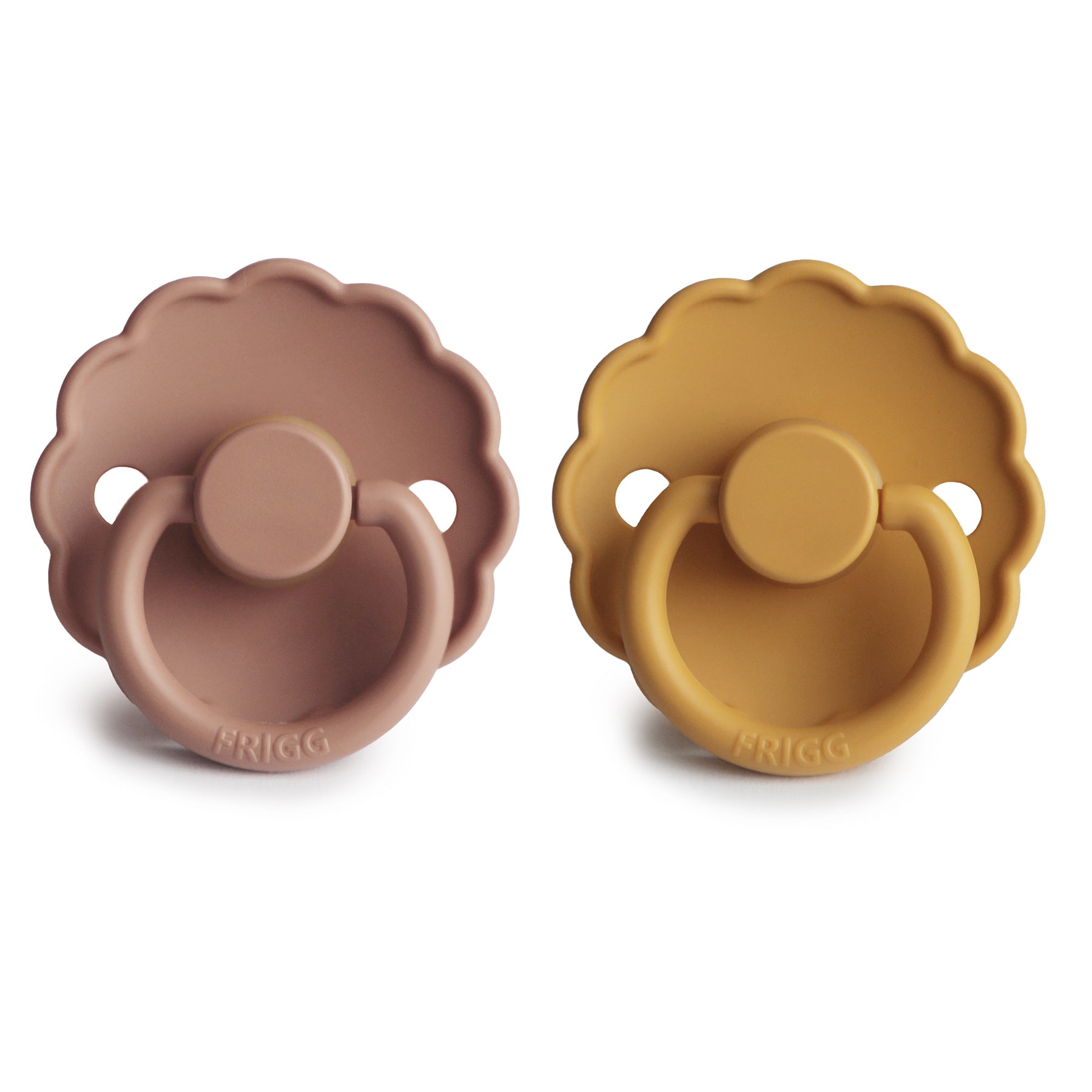 FRIGG Daisy Natural Rubber Pacifier 2-Pack - Babies in Bloom