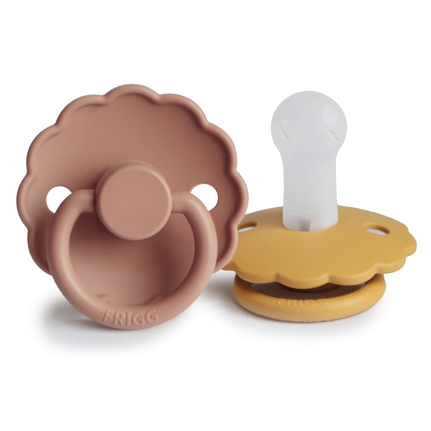 FRIGG Daisy Silicone Pacifier 2-Pack - Babies in Bloom