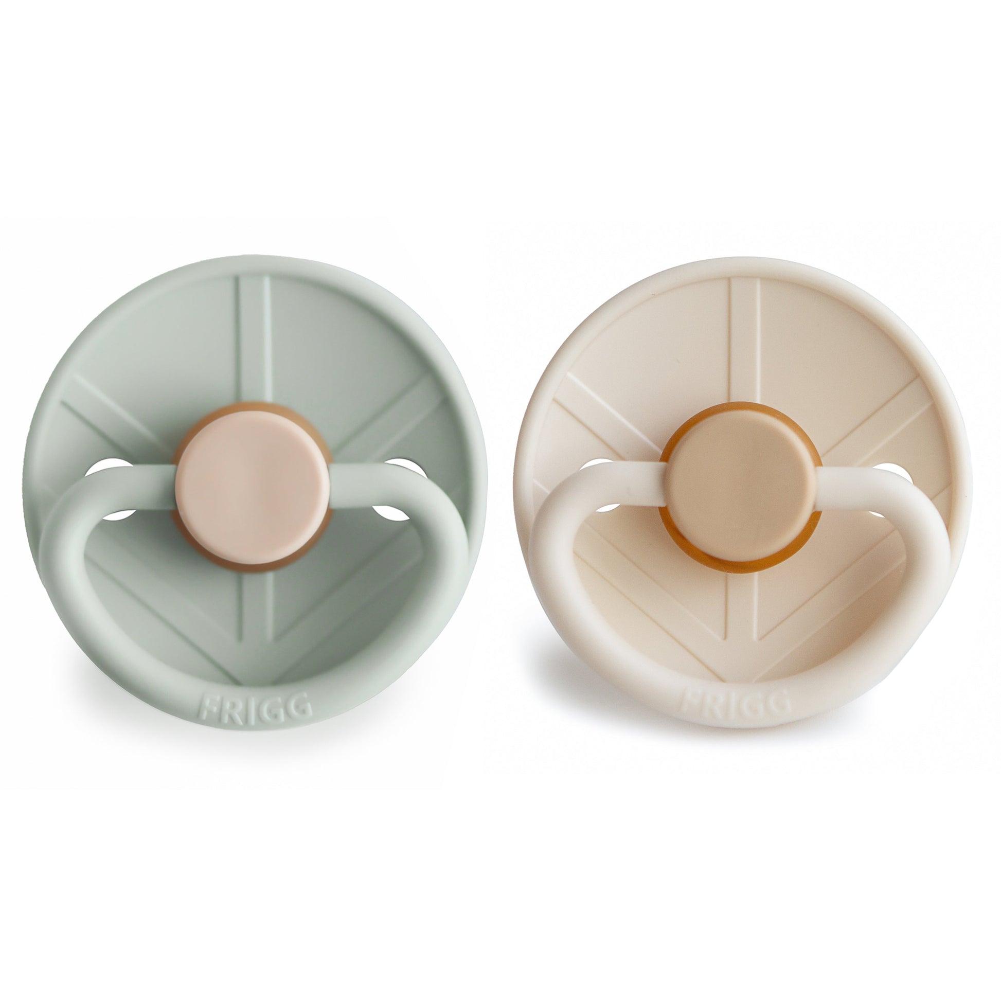 FRIGG Little Viking Natural Rubber Pacifier 2-Pack - Babies in Bloom