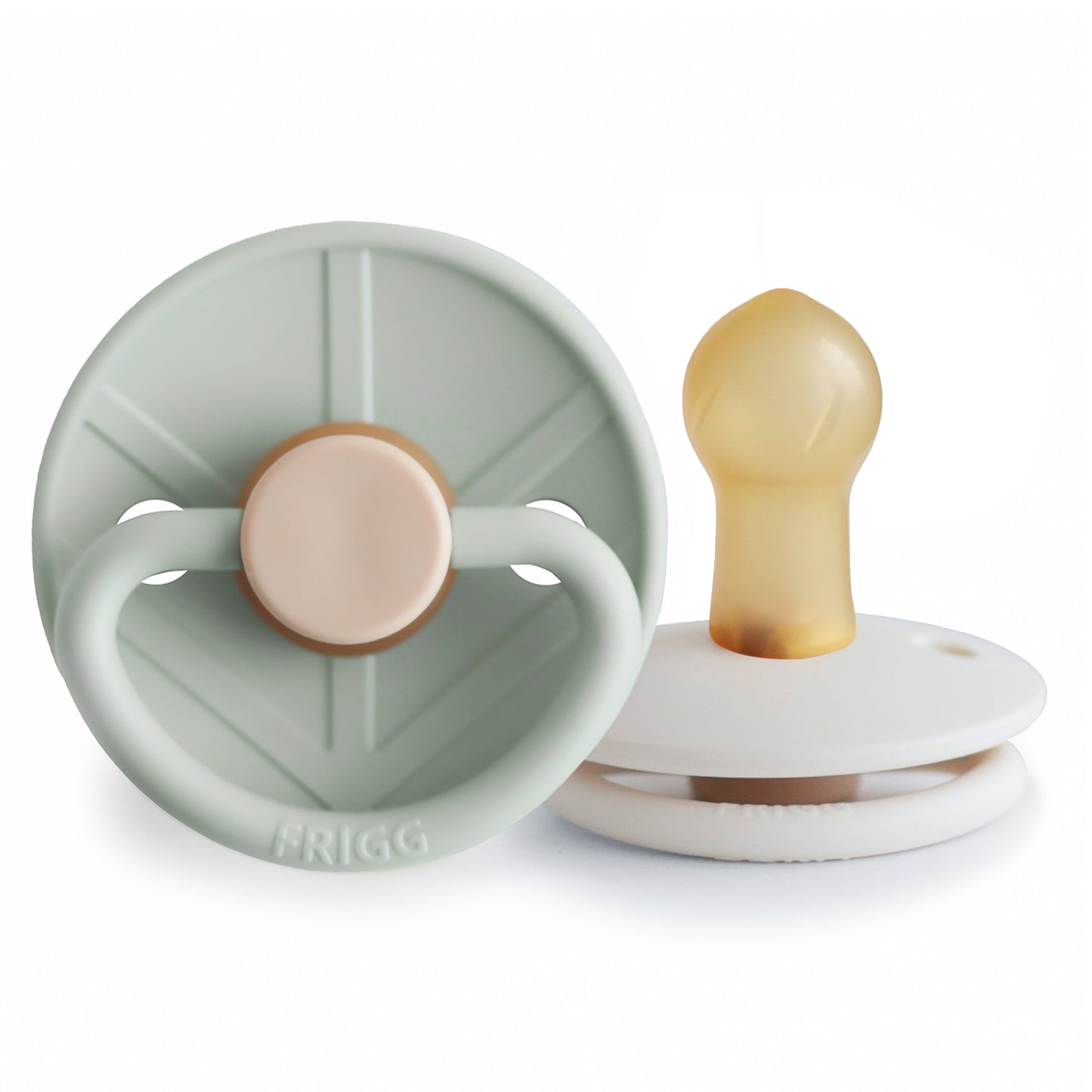 FRIGG Little Viking Natural Rubber Pacifier 2-Pack - Babies in Bloom