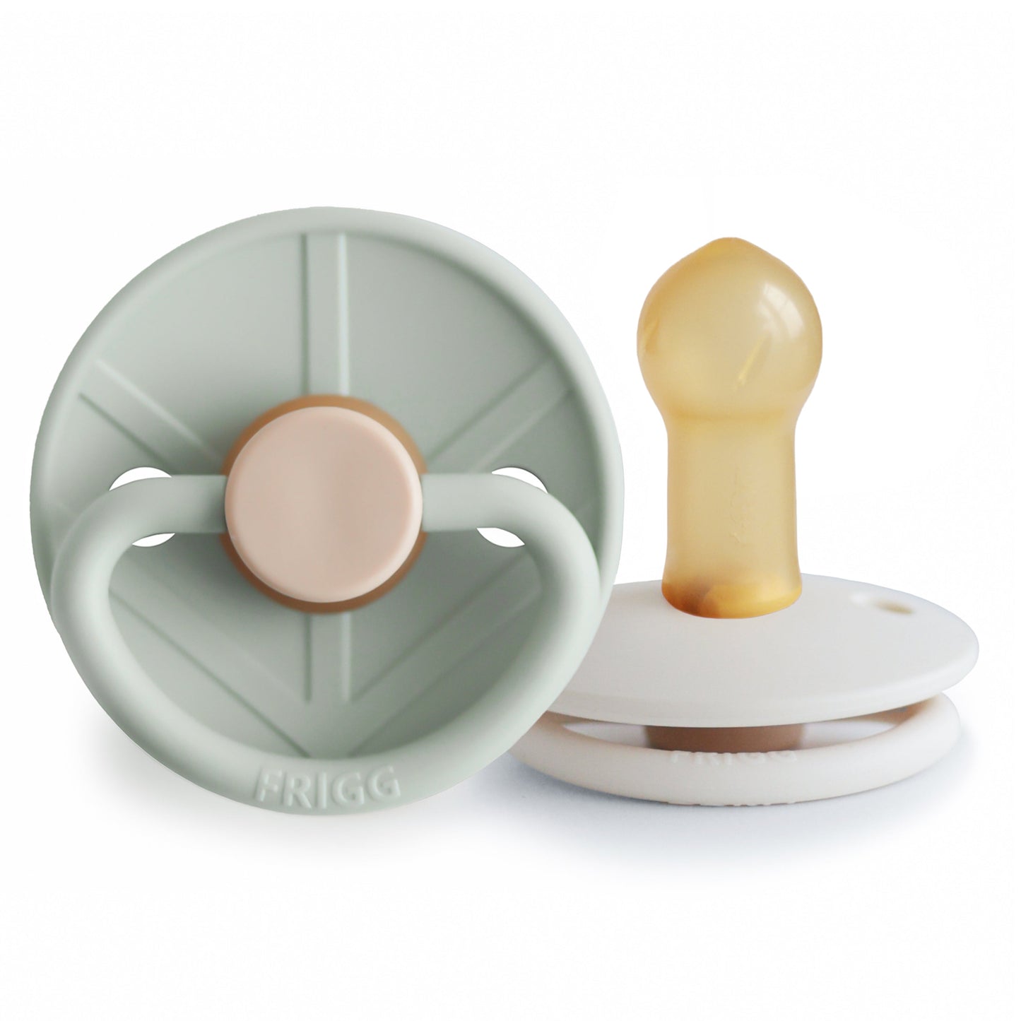 FRIGG Little Viking Natural Rubber Pacifier 2-Pack - Babies in Bloom