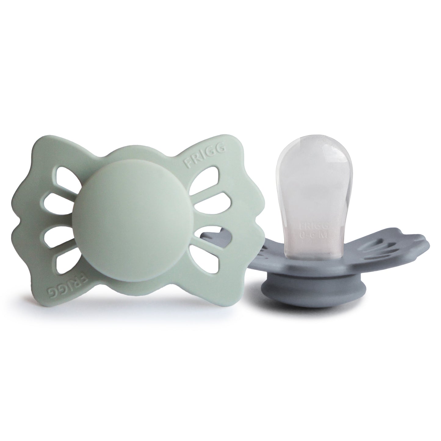FRIGG Lucky Symmetrical Silicone Pacifier 2-Pack (0-6 Months) - Babies in Bloom