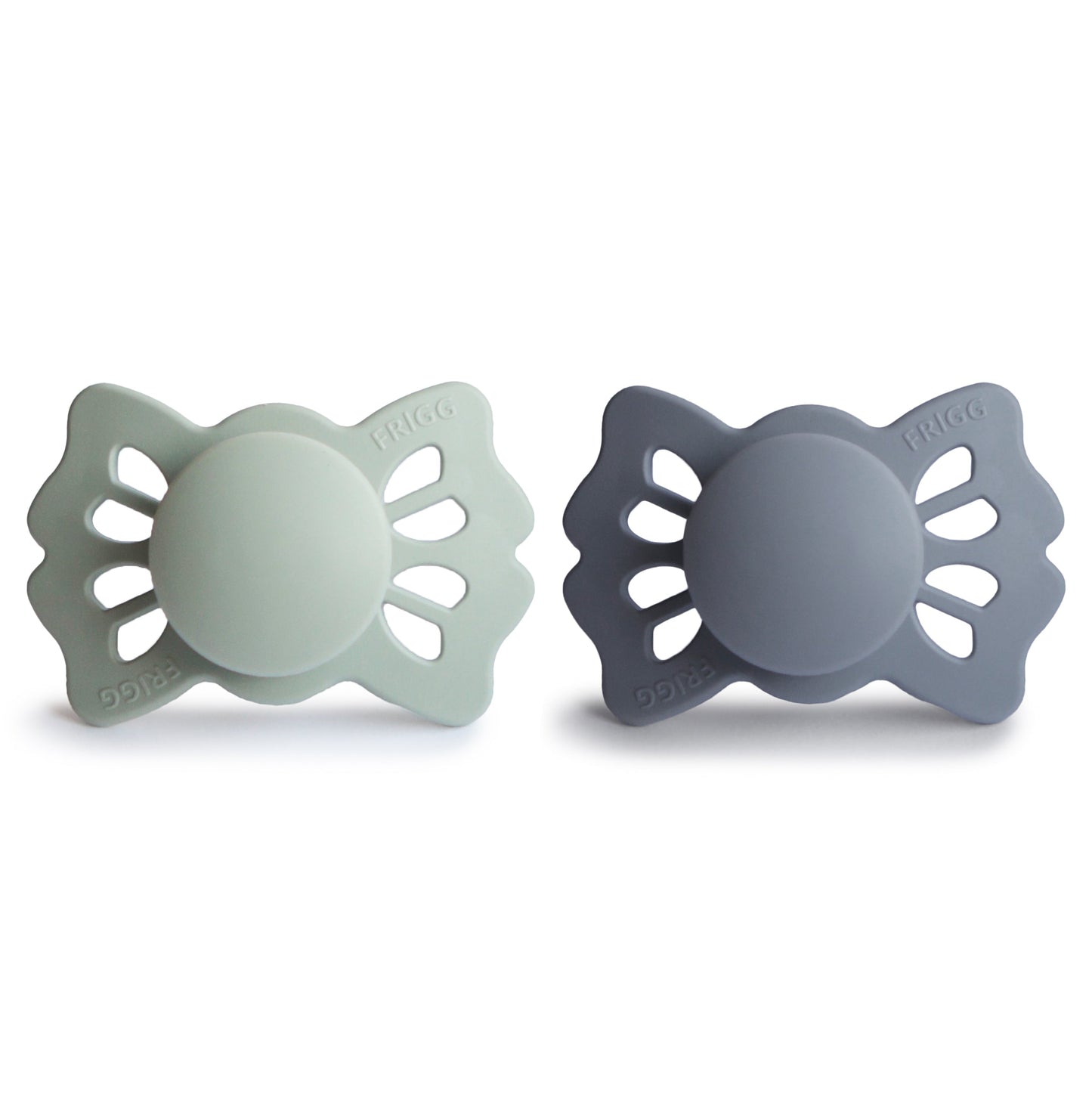 FRIGG Lucky Symmetrical Silicone Pacifier 2-Pack (0-6 Months) - Babies in Bloom