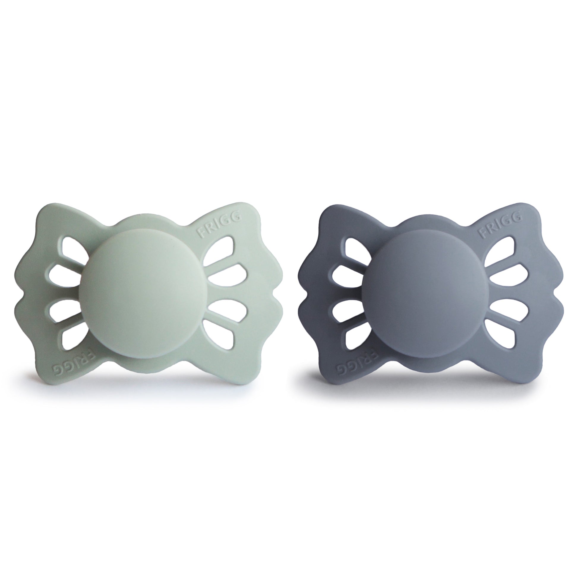 FRIGG Lucky Symmetrical Silicone Pacifier 2-Pack (0-6 Months) - Babies in Bloom