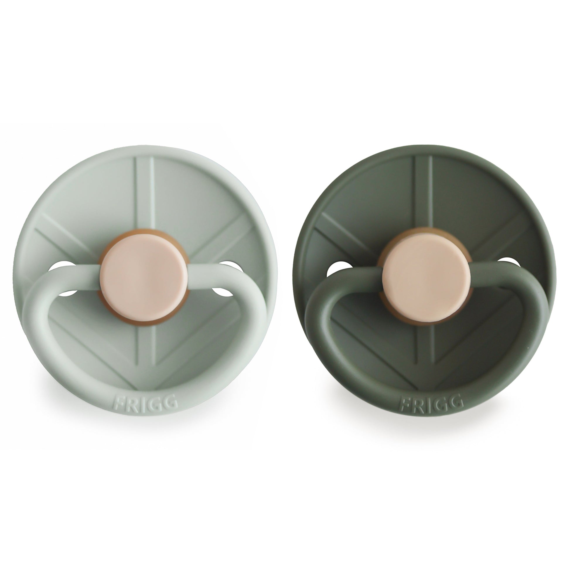 FRIGG Little Viking Natural Rubber Pacifier 2-Pack - Babies in Bloom