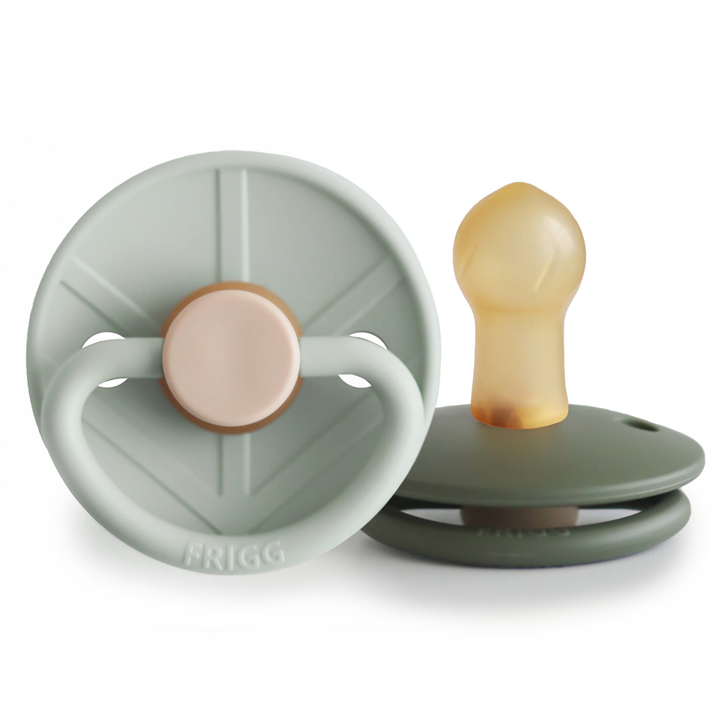 FRIGG Little Viking Natural Rubber Pacifier 2-Pack - Babies in Bloom