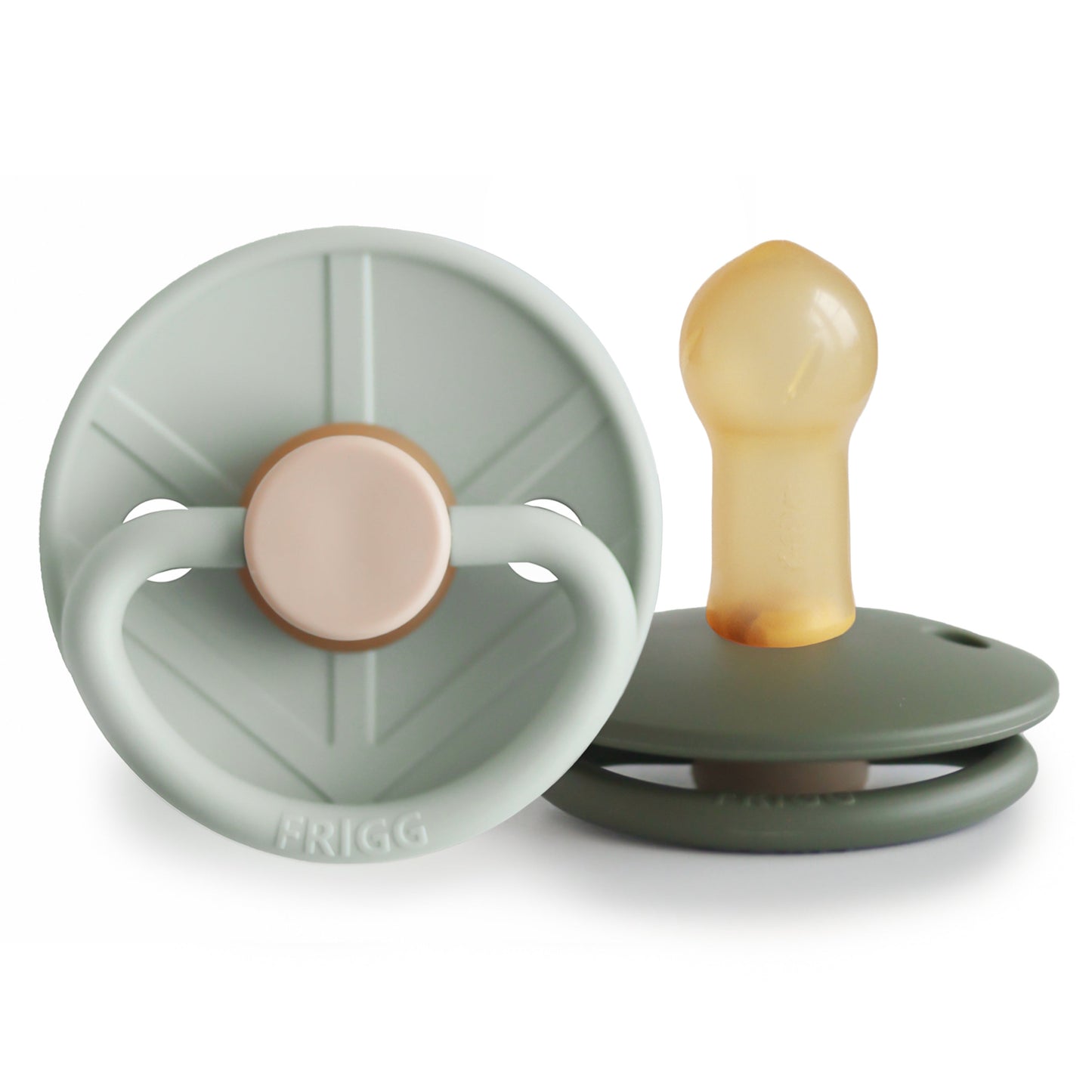 FRIGG Little Viking Natural Rubber Pacifier 2-Pack - Babies in Bloom