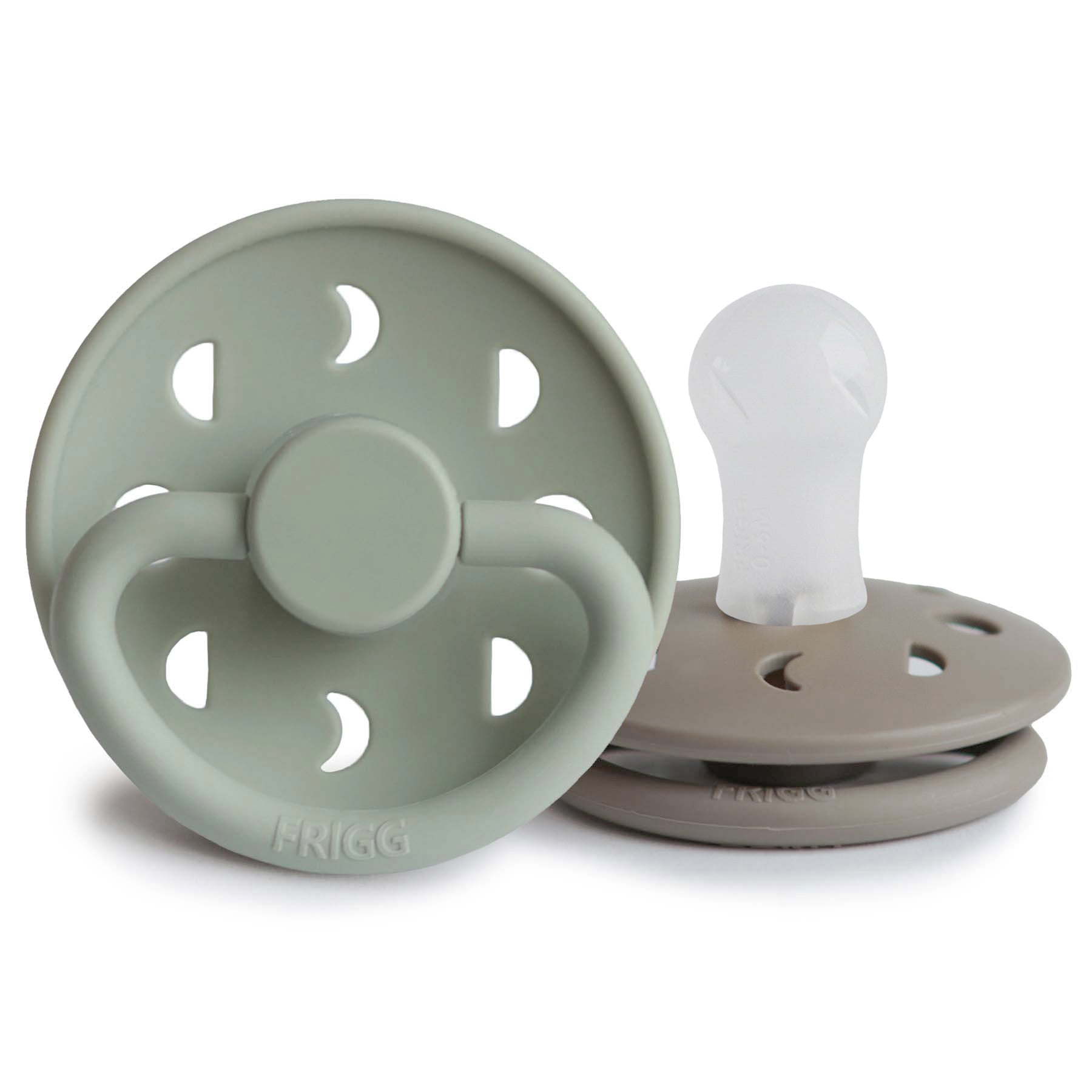 FRIGG Moon Silicone Pacifier 2-Pack - Babies in Bloom