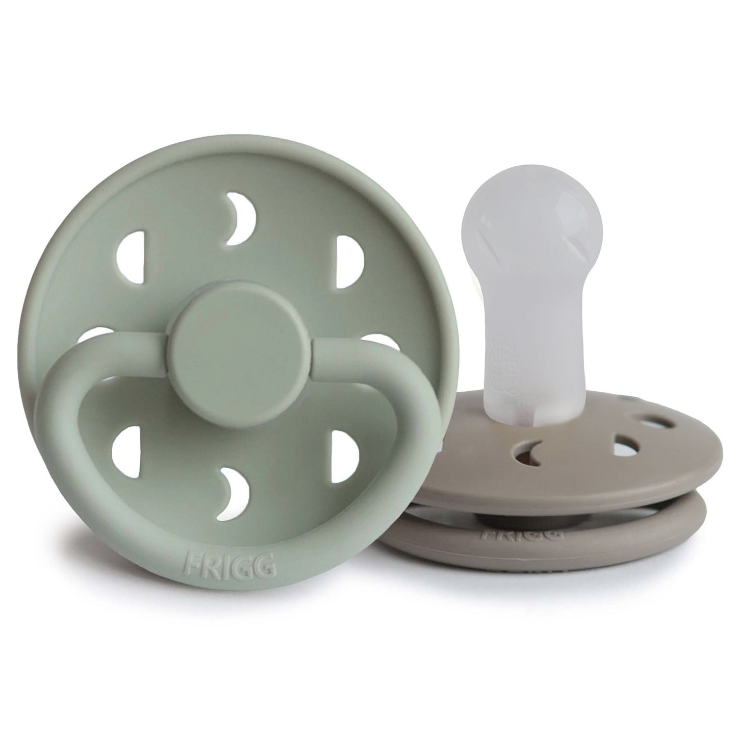 FRIGG Moon Silicone Pacifier 2-Pack - Babies in Bloom