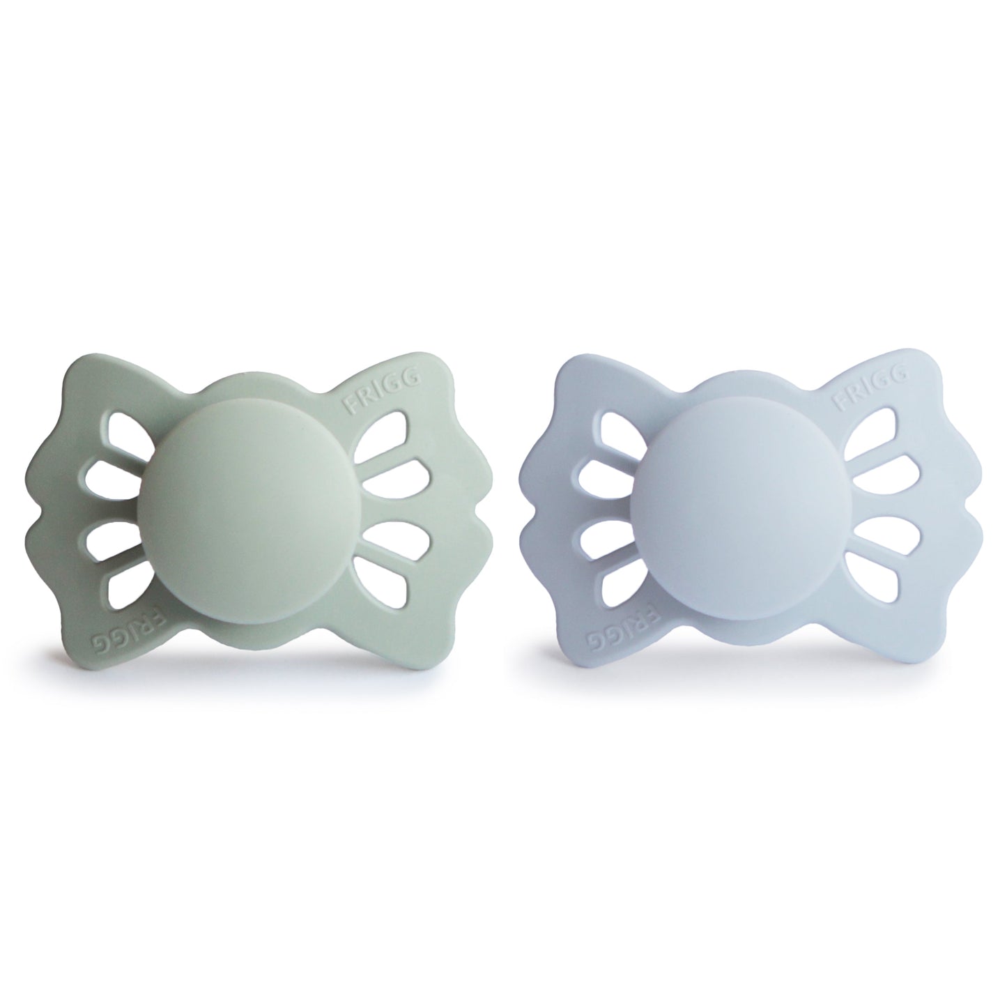 FRIGG Lucky Symmetrical Silicone Pacifier 2-Pack (0-6 Months) - Babies in Bloom