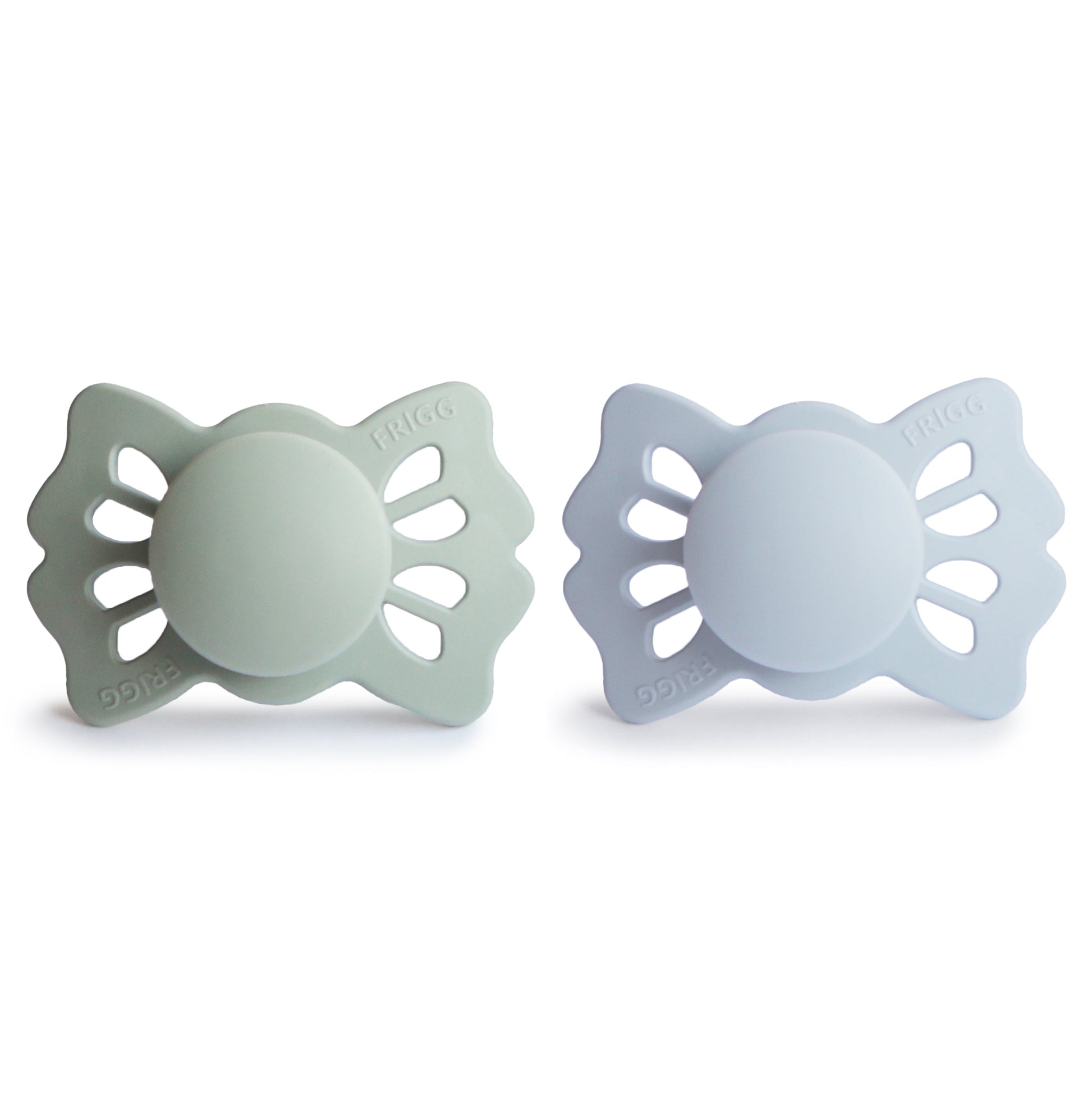 FRIGG Lucky Symmetrical Silicone Pacifier 2-Pack (0-6 Months) - Babies in Bloom