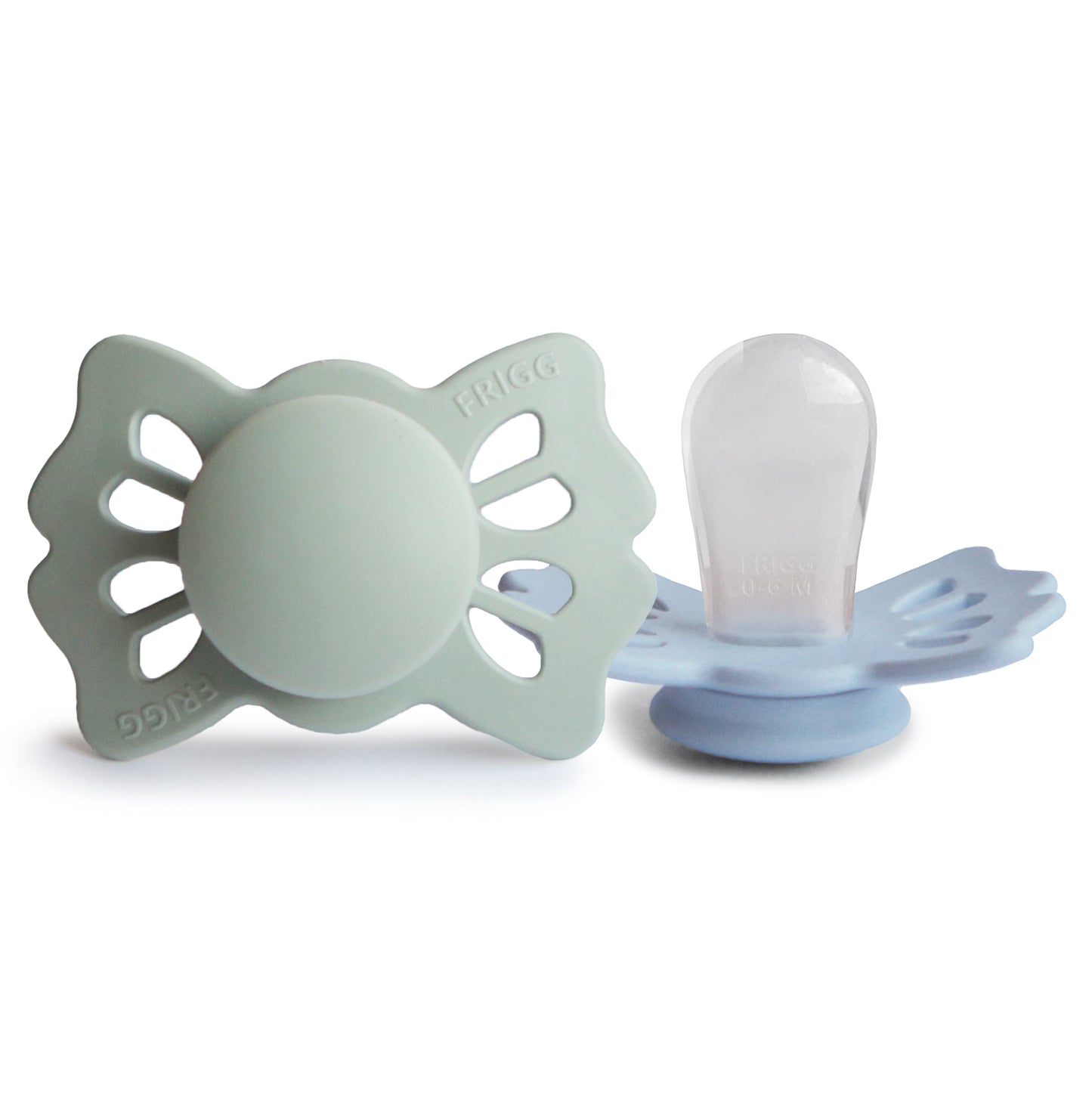 FRIGG Lucky Symmetrical Silicone Pacifier 2-Pack (0-6 Months) - Babies in Bloom