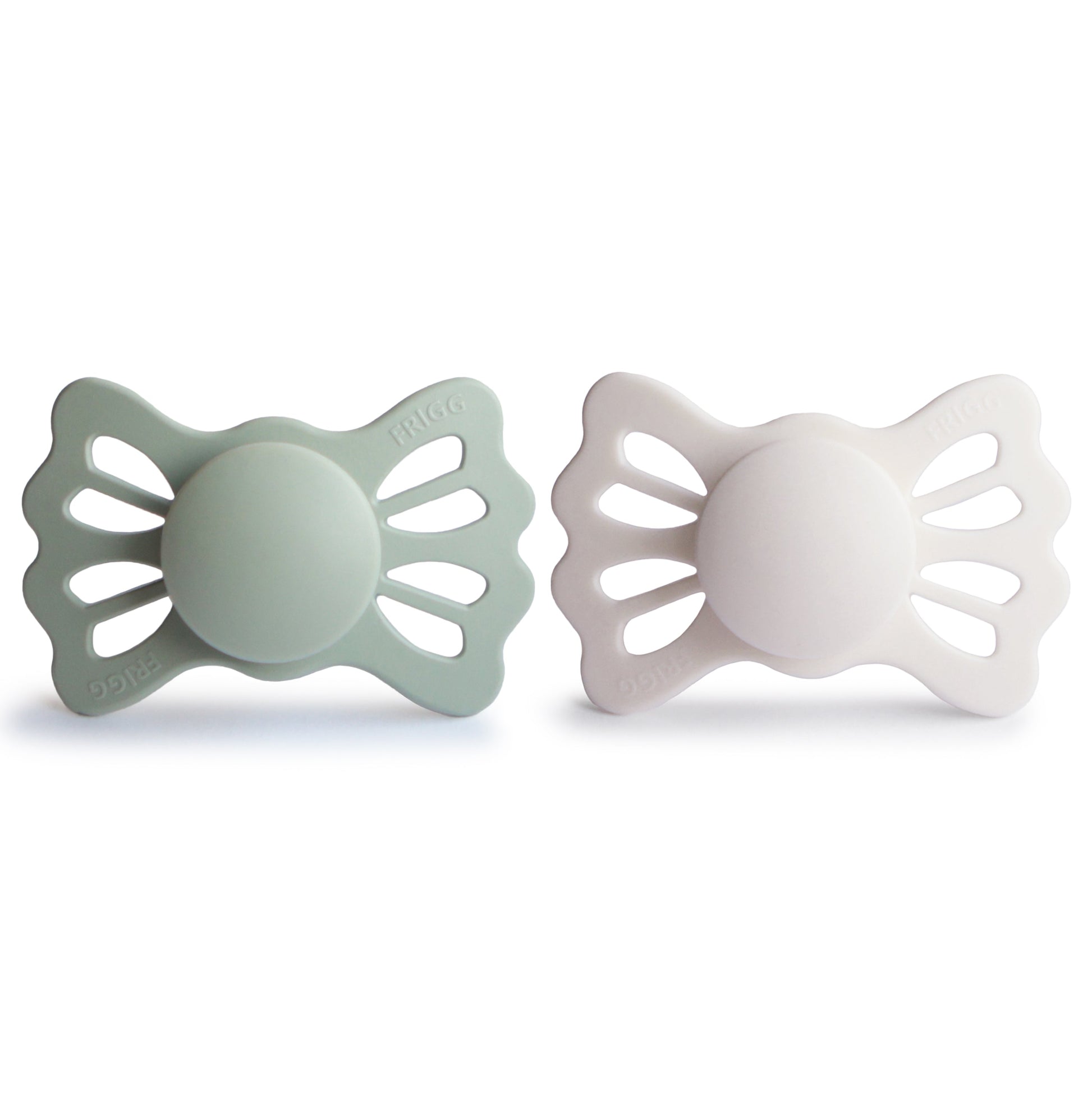 FRIGG Lucky Symmetrical Silicone Pacifier 2-Pack (6-18 Months) - Babies in Bloom