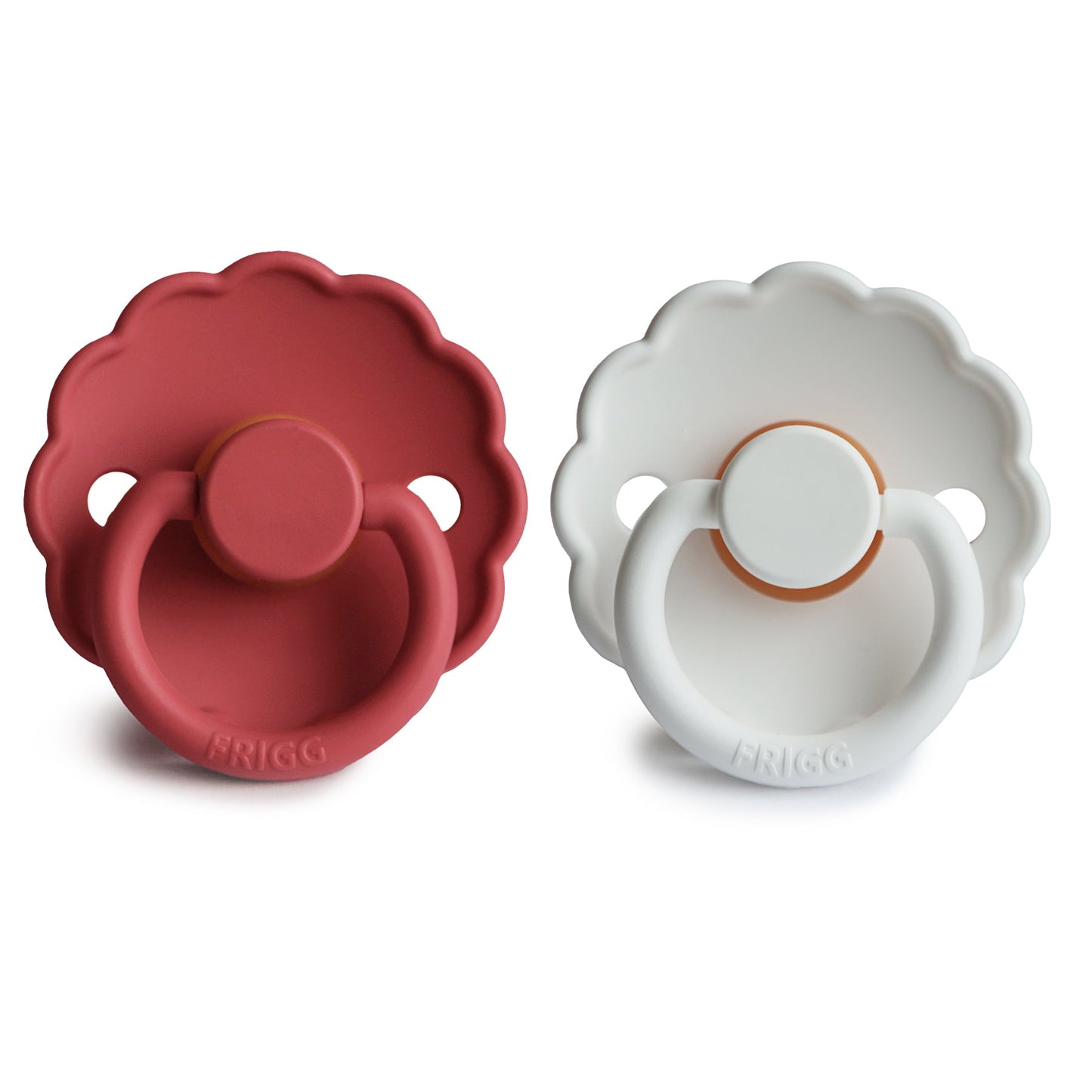 FRIGG Daisy Natural Rubber Pacifier 2-Pack - Babies in Bloom