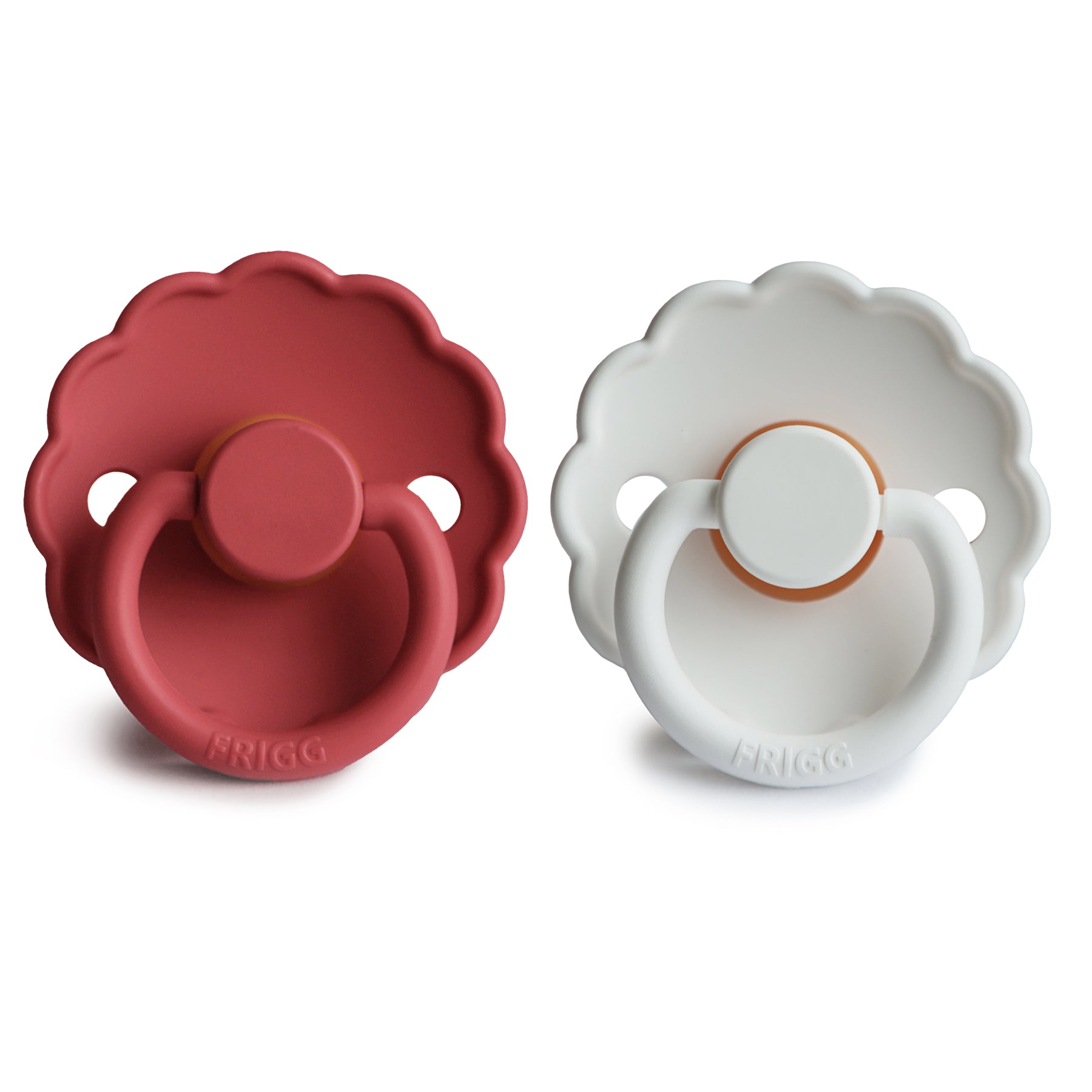 FRIGG Daisy Natural Rubber Pacifier 2-Pack - Babies in Bloom